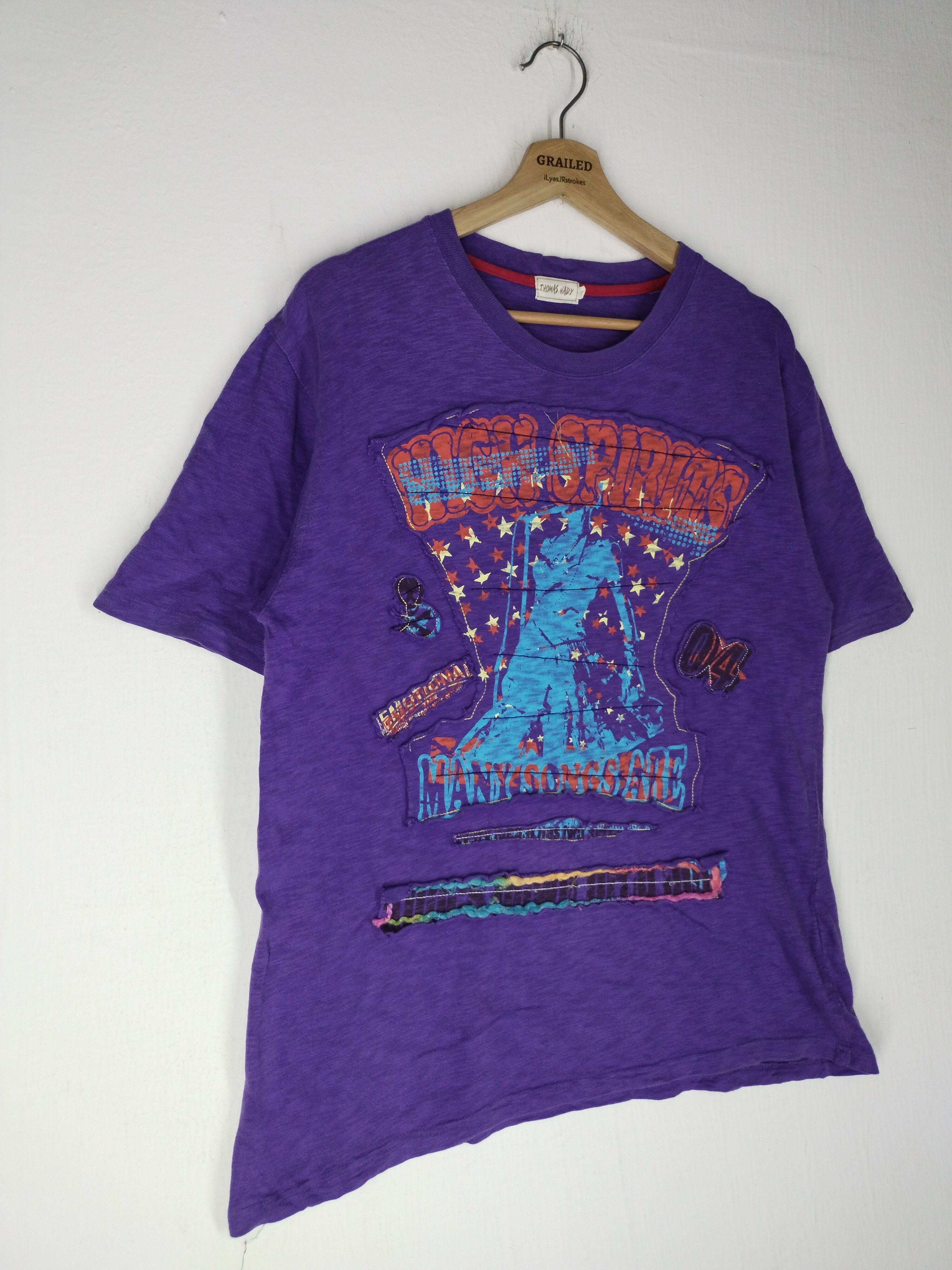 Band Tees × Japanese Brand THOMAS HEDY HIGH SPIRITS TEE Size US S / EU 44-46 / 1 - 2 Thumbnail