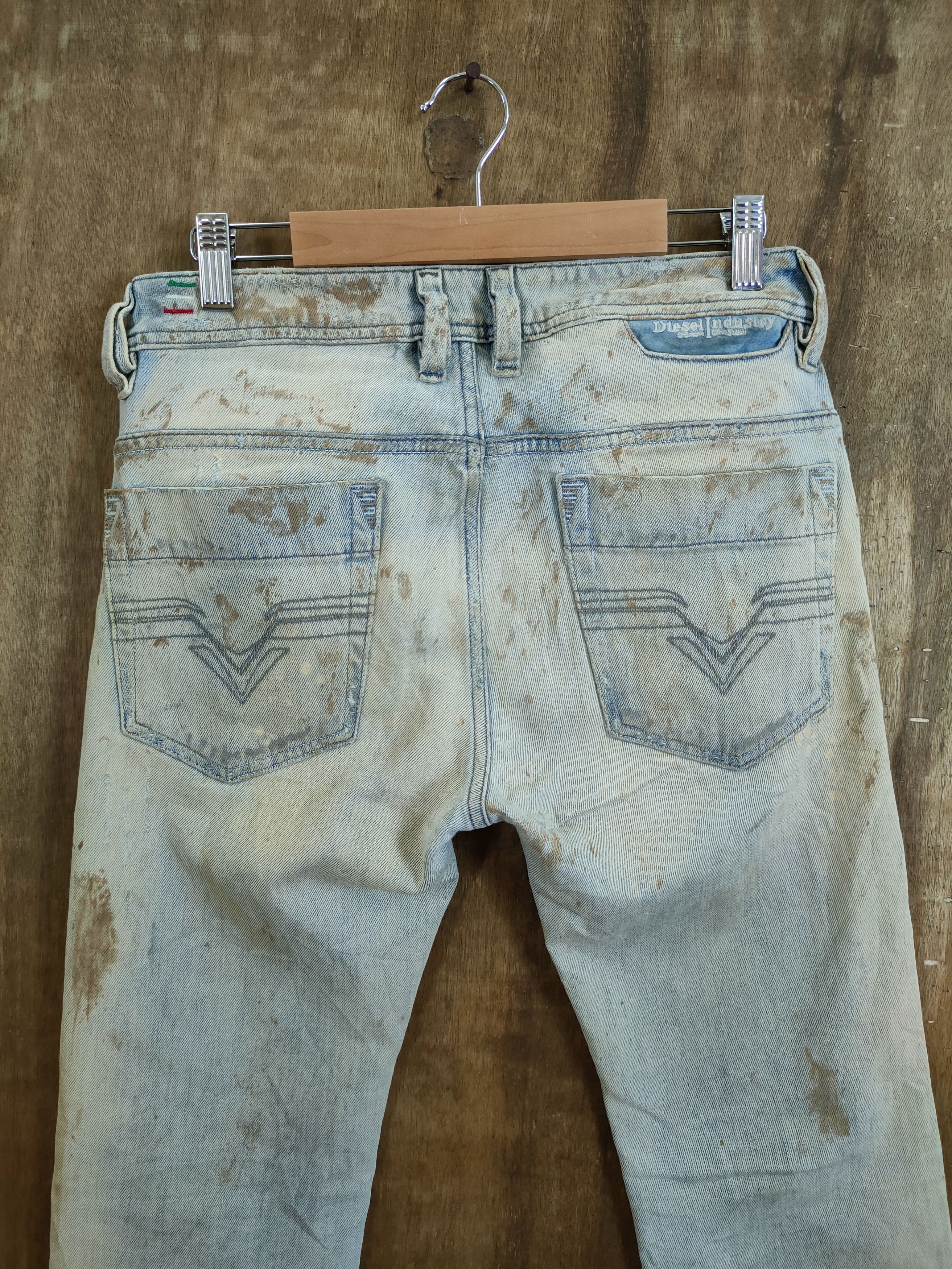 Diesel Diesel distressed dirty denim streewear pants #46-753 Size US 28 / EU 44 - 12 Thumbnail