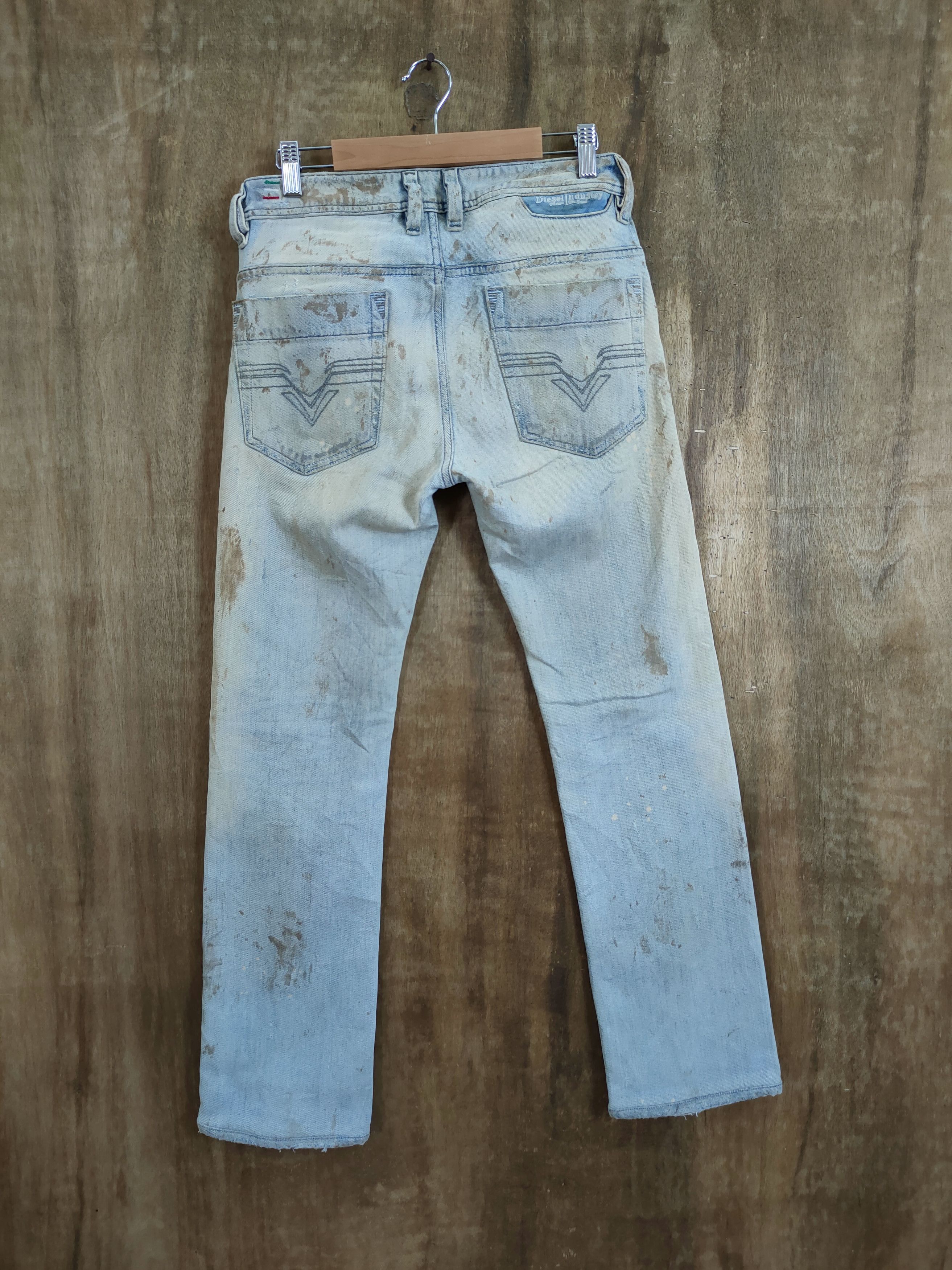 Diesel Diesel distressed dirty denim streewear pants #46-753 Size US 28 / EU 44 - 10 Thumbnail