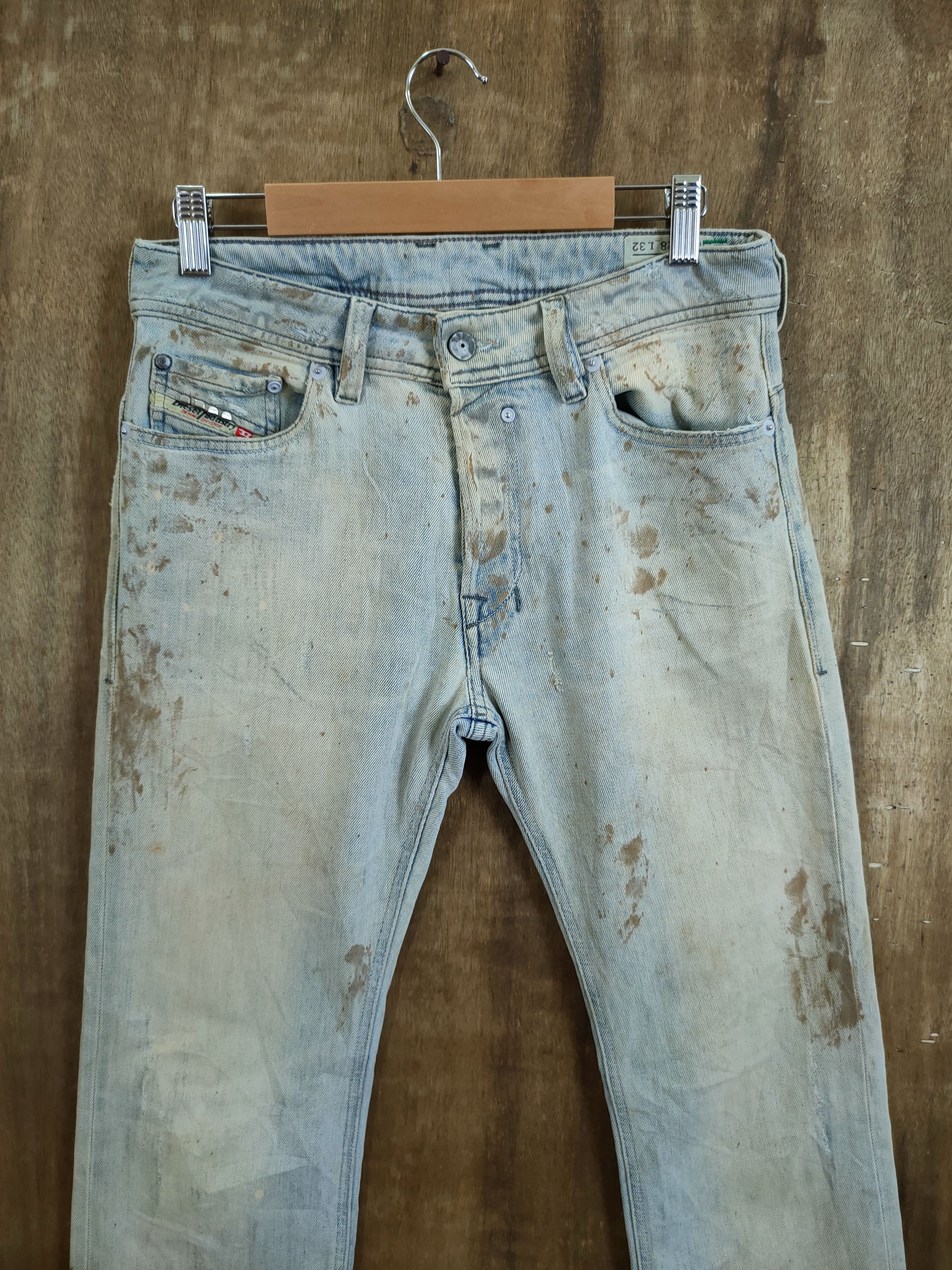 Diesel Diesel distressed dirty denim streewear pants #46-753 Size US 28 / EU 44 - 4 Thumbnail