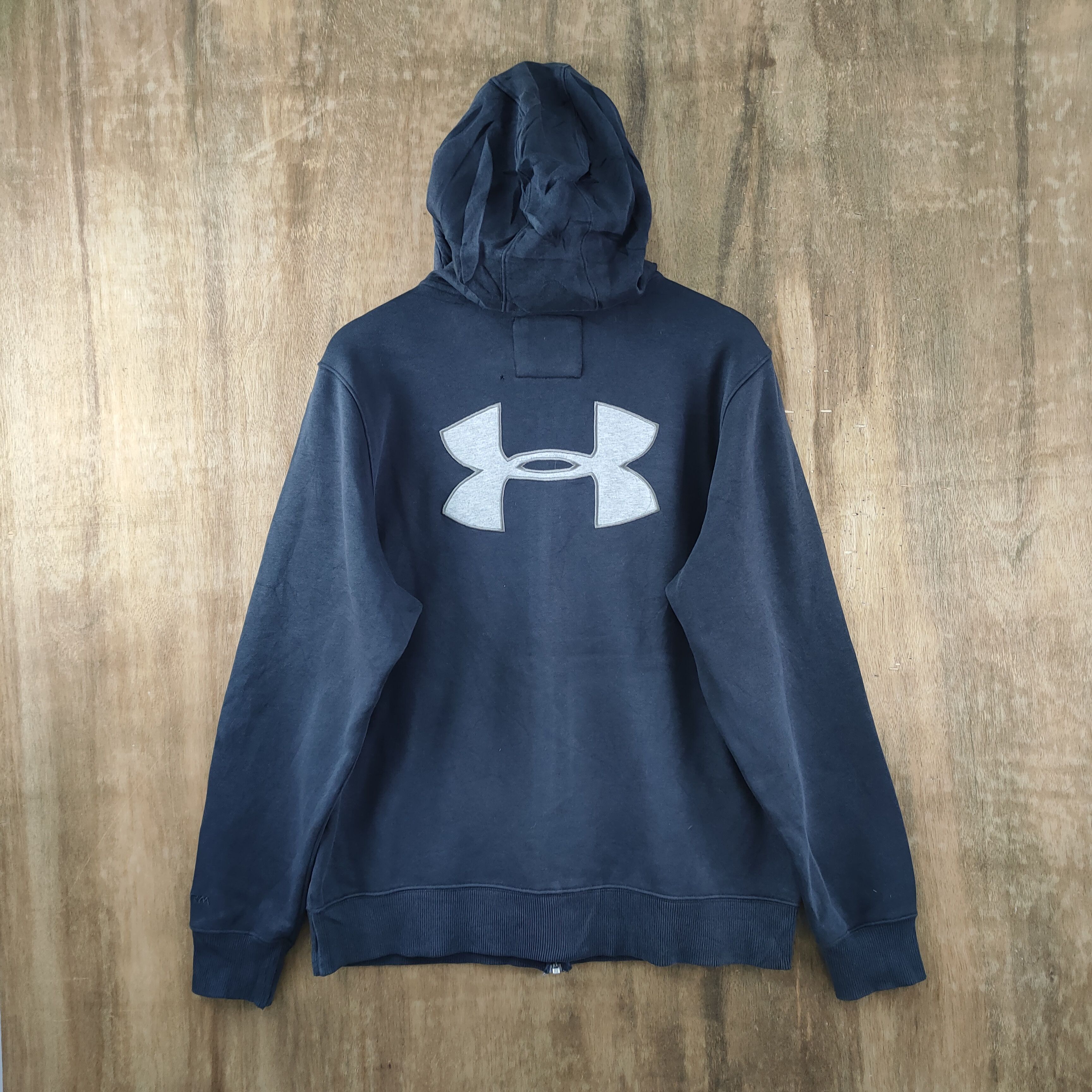 Under Armour VINTAGE UNDER ARMOUR FADED BLACK BIG LOGO SWEATSHIRT Size US XL / EU 56 / 4 - 2 Thumbnail