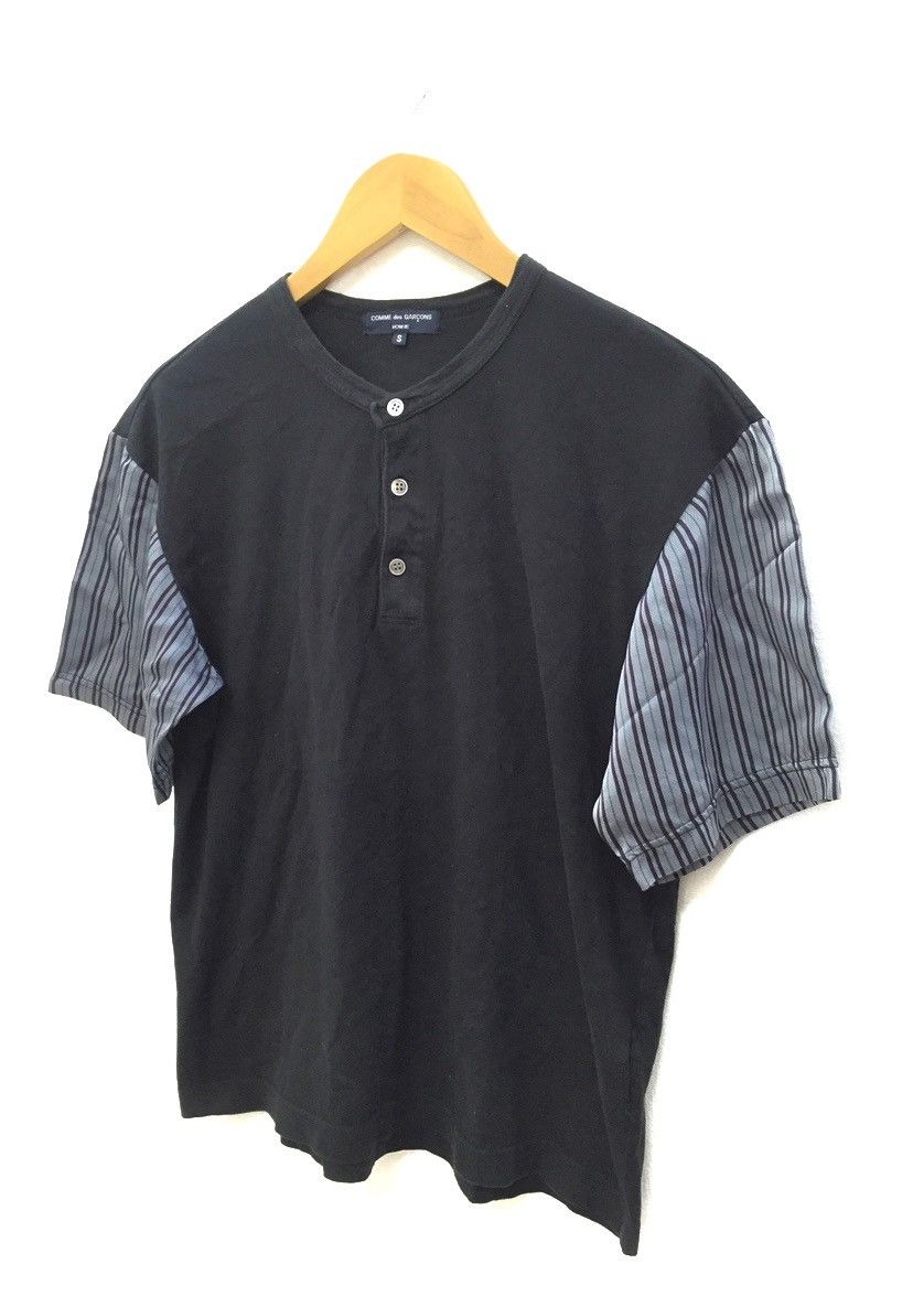 Comme des Garcons × Comme des Garcons Homme SS03 CDGH Hybrid 100% Cupra sleeve tee Size US S / EU 44-46 / 1 - 2 Thumbnail