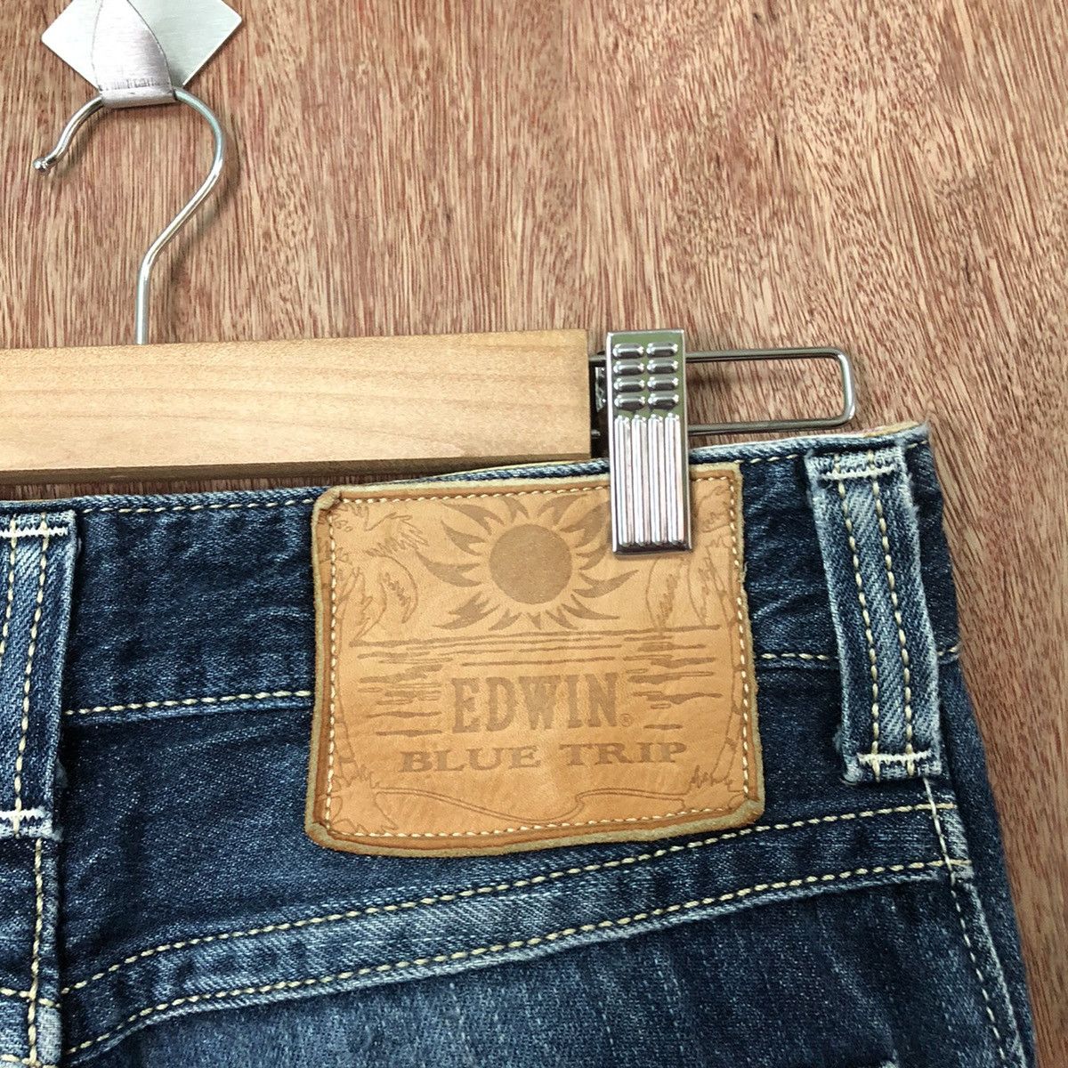 Edwin Edwin Blue trip distressed Denim vintage pants #6386 Size US 26 / EU 42 - 13 Thumbnail