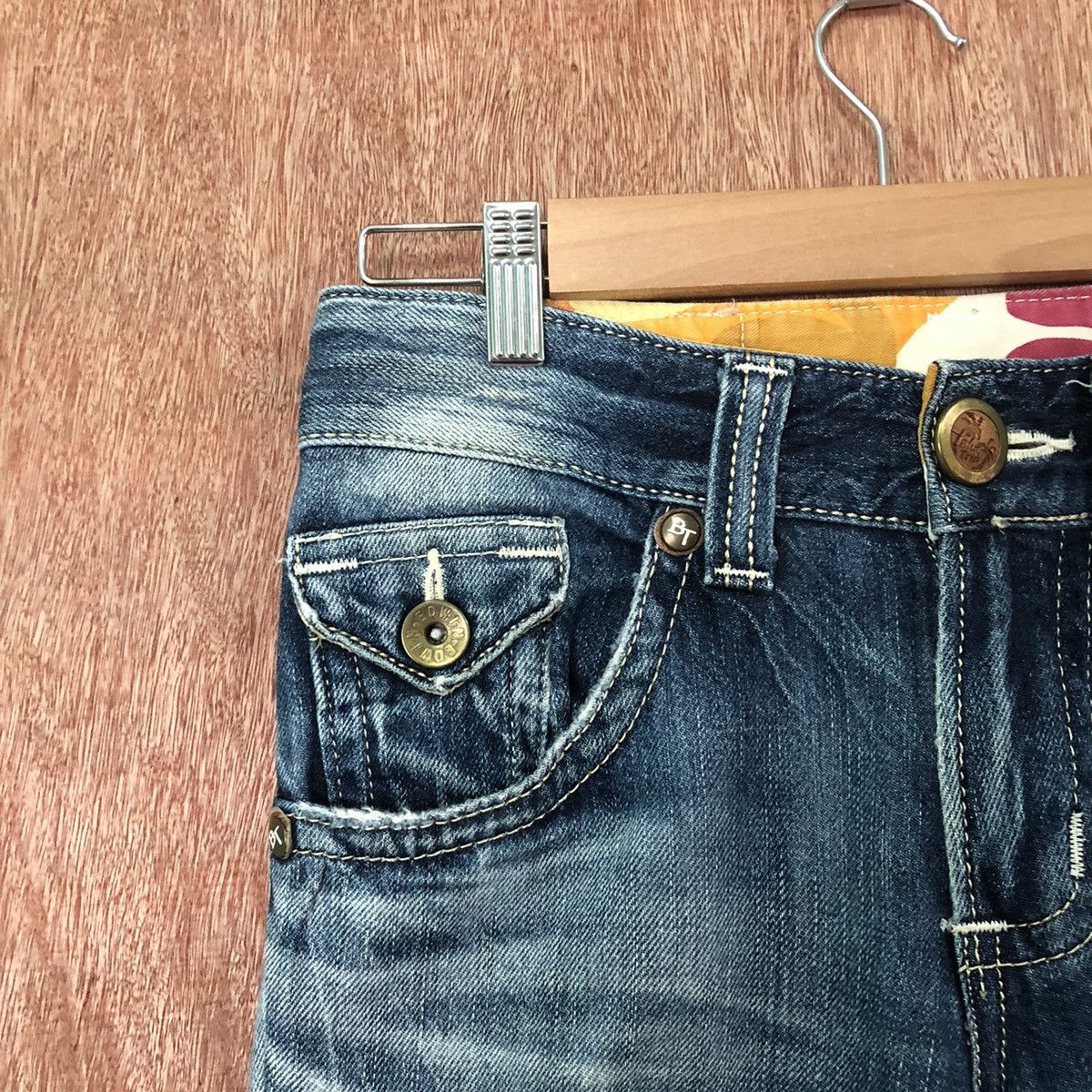 Edwin Edwin Blue trip distressed Denim vintage pants #6386 Size US 26 / EU 42 - 4 Thumbnail