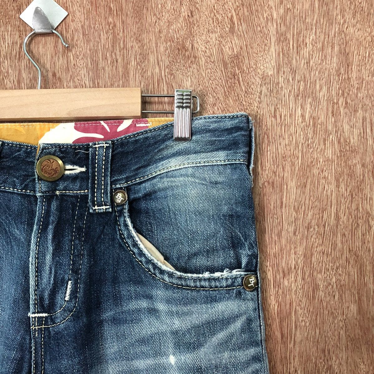 Edwin Edwin Blue trip distressed Denim vintage pants #6386 Size US 26 / EU 42 - 5 Thumbnail