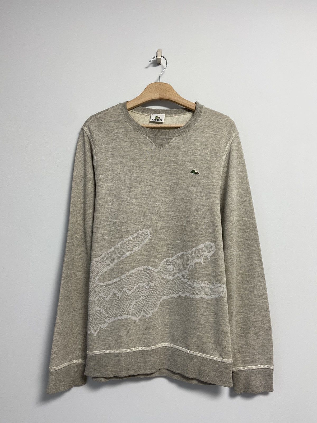 Lacoste Lacoste Vintage Sweatshirt Size US L / EU 52-54 / 3 - 1 Thumbnail