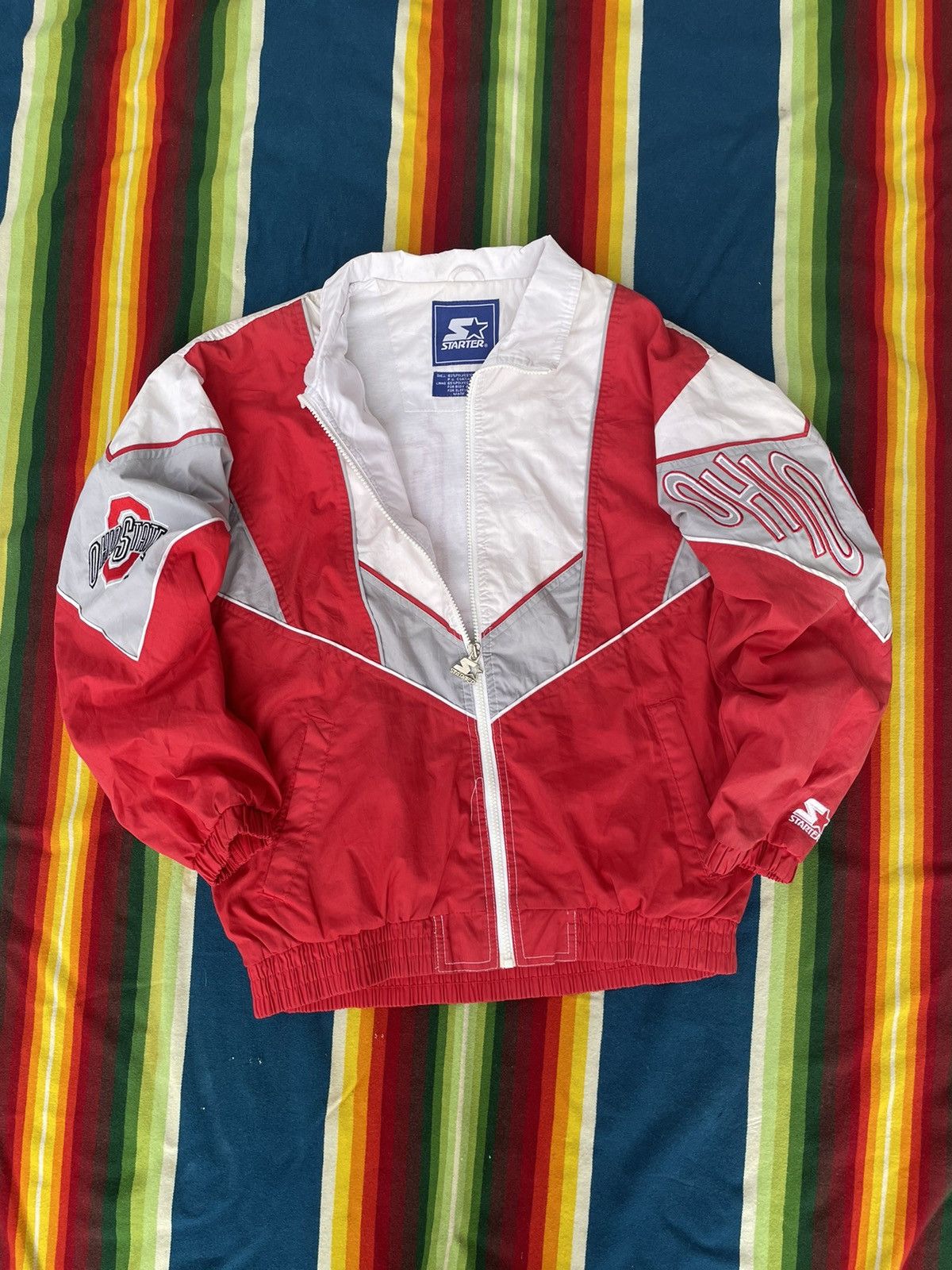 Calgary Stampeders CFL Vintage Starter Windbreaker Jacket