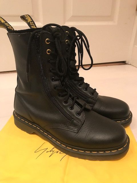 Dr. Martens × Yohji Yamamoto Yohji Yamamoto x Dr. Martens 1490s Dual Zipper Airwair Boots Size US 11 / EU 44 - 4 Thumbnail