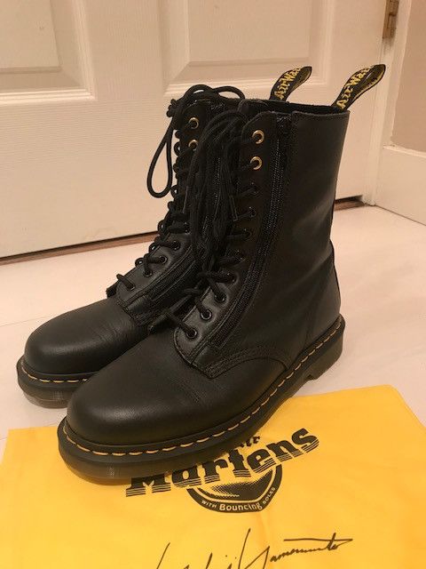 Dr. Martens × Yohji Yamamoto Yohji Yamamoto x Dr. Martens 1490s Dual Zipper Airwair Boots Size US 11 / EU 44 - 2 Thumbnail