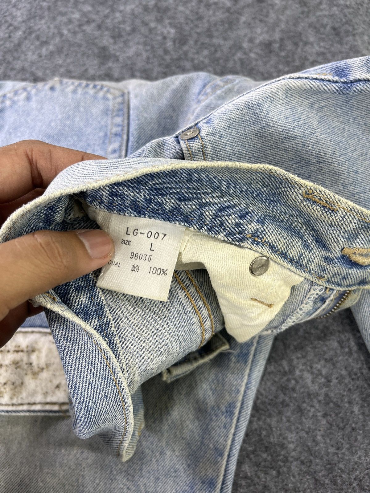 Japanese Brand Japanese Brand High Waisted Denim Distressed Jeans - J952 Size US 27 - 9 Thumbnail
