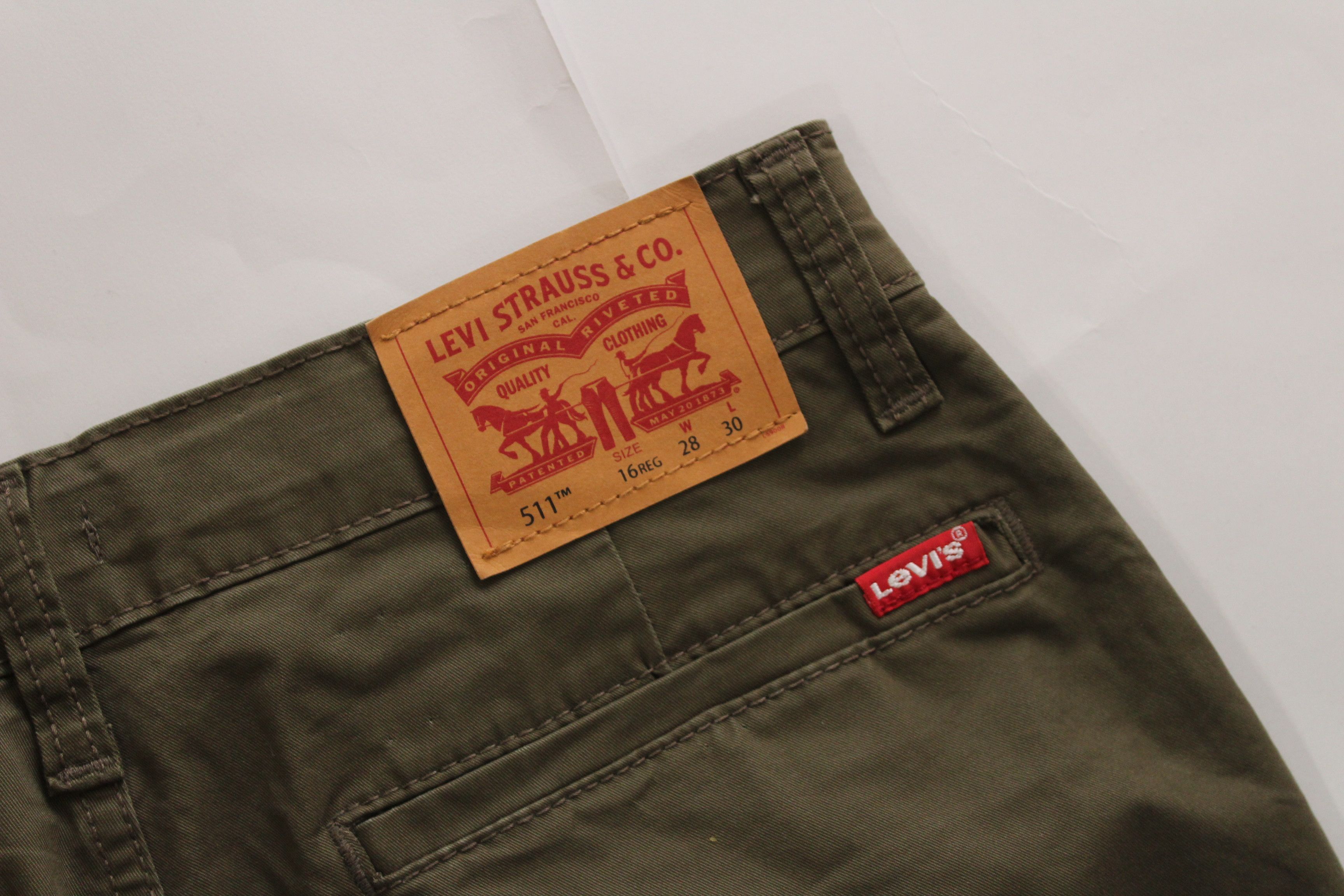 Levi's Levis 511 XX Chino Pants Womens Size 28/30 Authentic Size 28" / US 6 / IT 42 - 7 Thumbnail