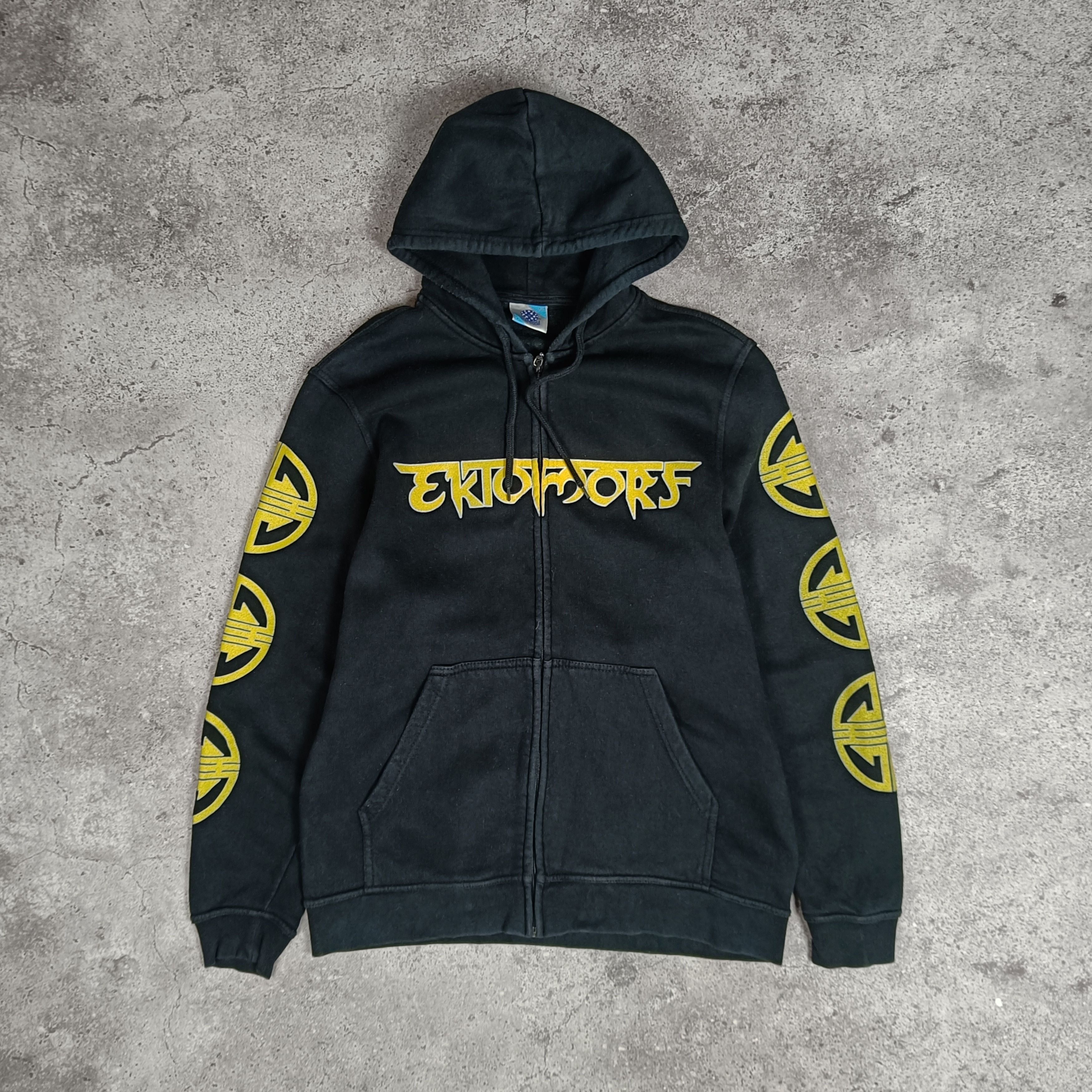 Band Tees × Vintage Vintage 00's Fuck You All zip Hoodie Ektomorf Band Starworld Size US L / EU 52-54 / 3 - 3 Thumbnail