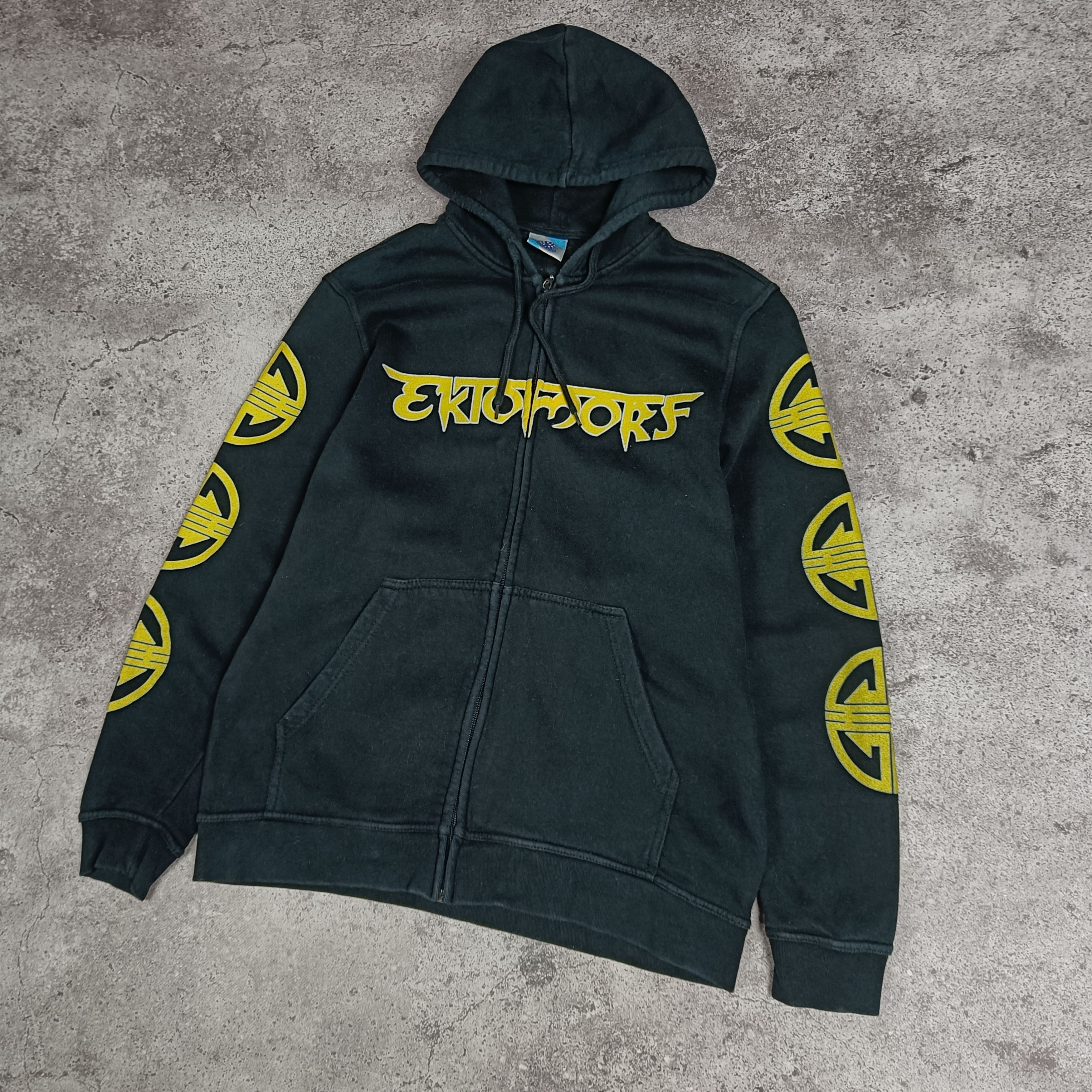 Band Tees × Vintage Vintage 00's Fuck You All zip Hoodie Ektomorf Band Starworld Size US L / EU 52-54 / 3 - 5 Thumbnail
