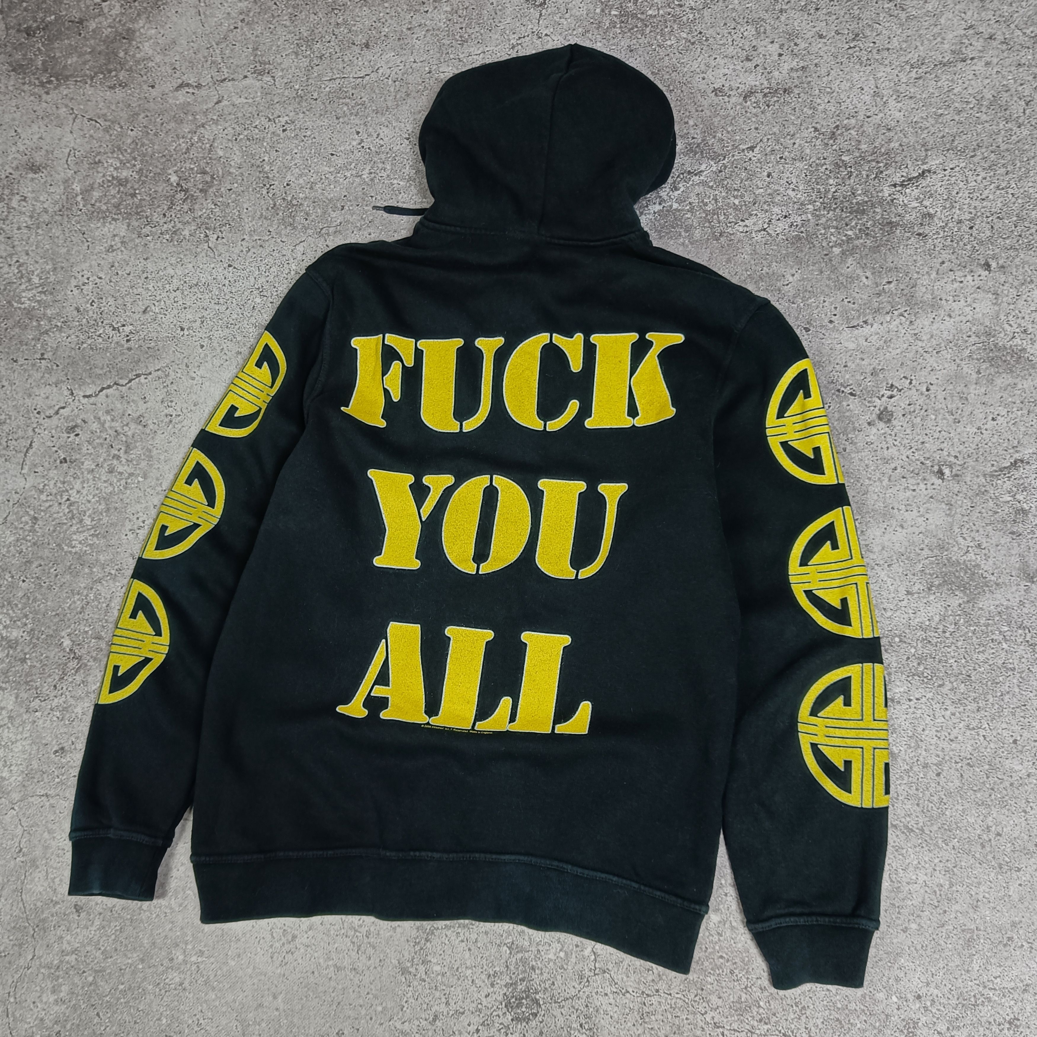 Band Tees × Vintage Vintage 00's Fuck You All zip Hoodie Ektomorf Band Starworld Size US L / EU 52-54 / 3 - 2 Thumbnail