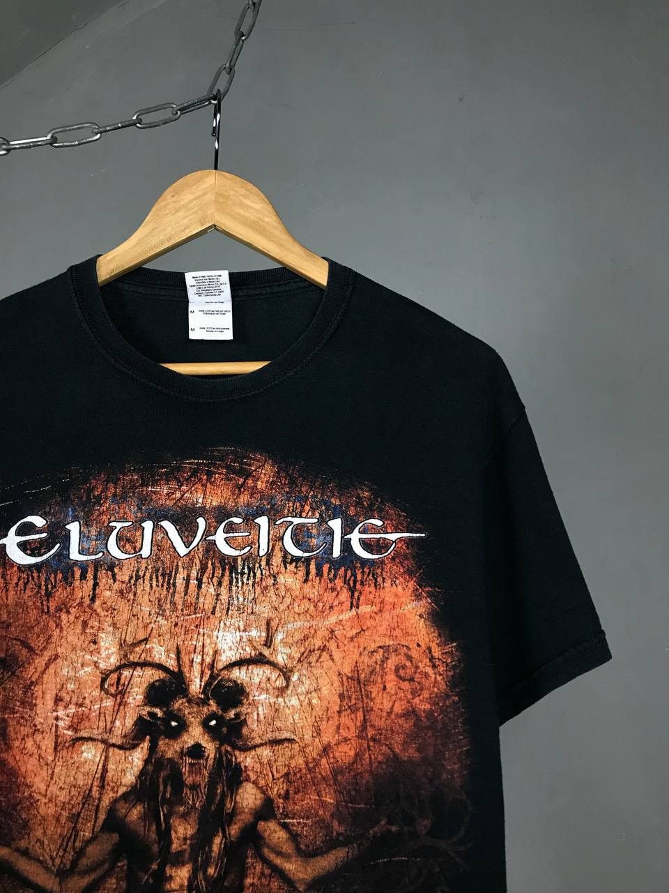 Band Tees × Vintage Eluveitie vintage rock band overprinted metal tee Size US M / EU 48-50 / 2 - 2 Thumbnail