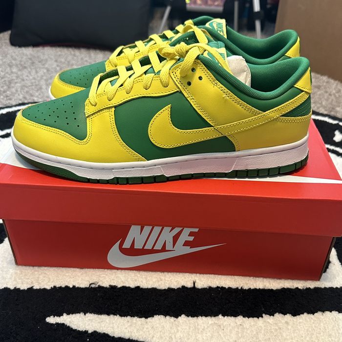 Nike Nike Dunk Low BTTYS Oregon Ducks aka Reverse Brazil | Grailed