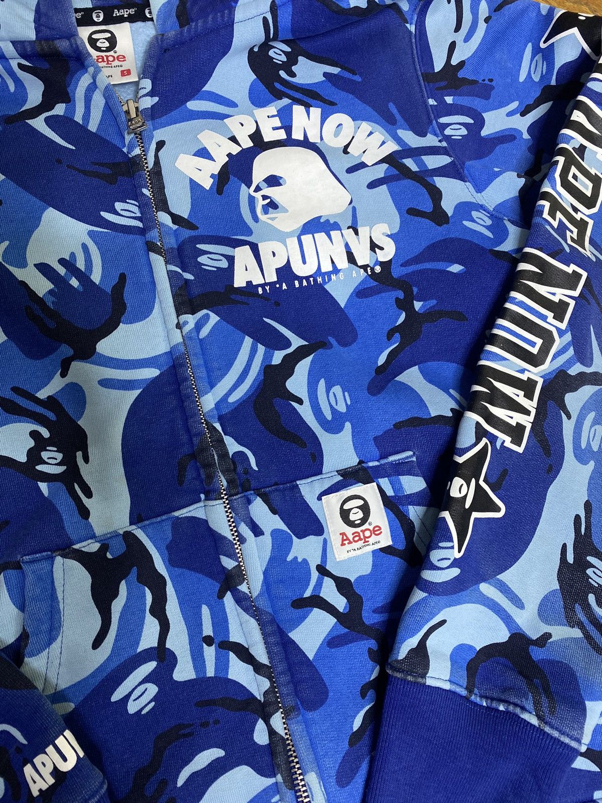 Aape Aape Camo Zip Hoodie Size US S / EU 44-46 / 1 - 2 Thumbnail