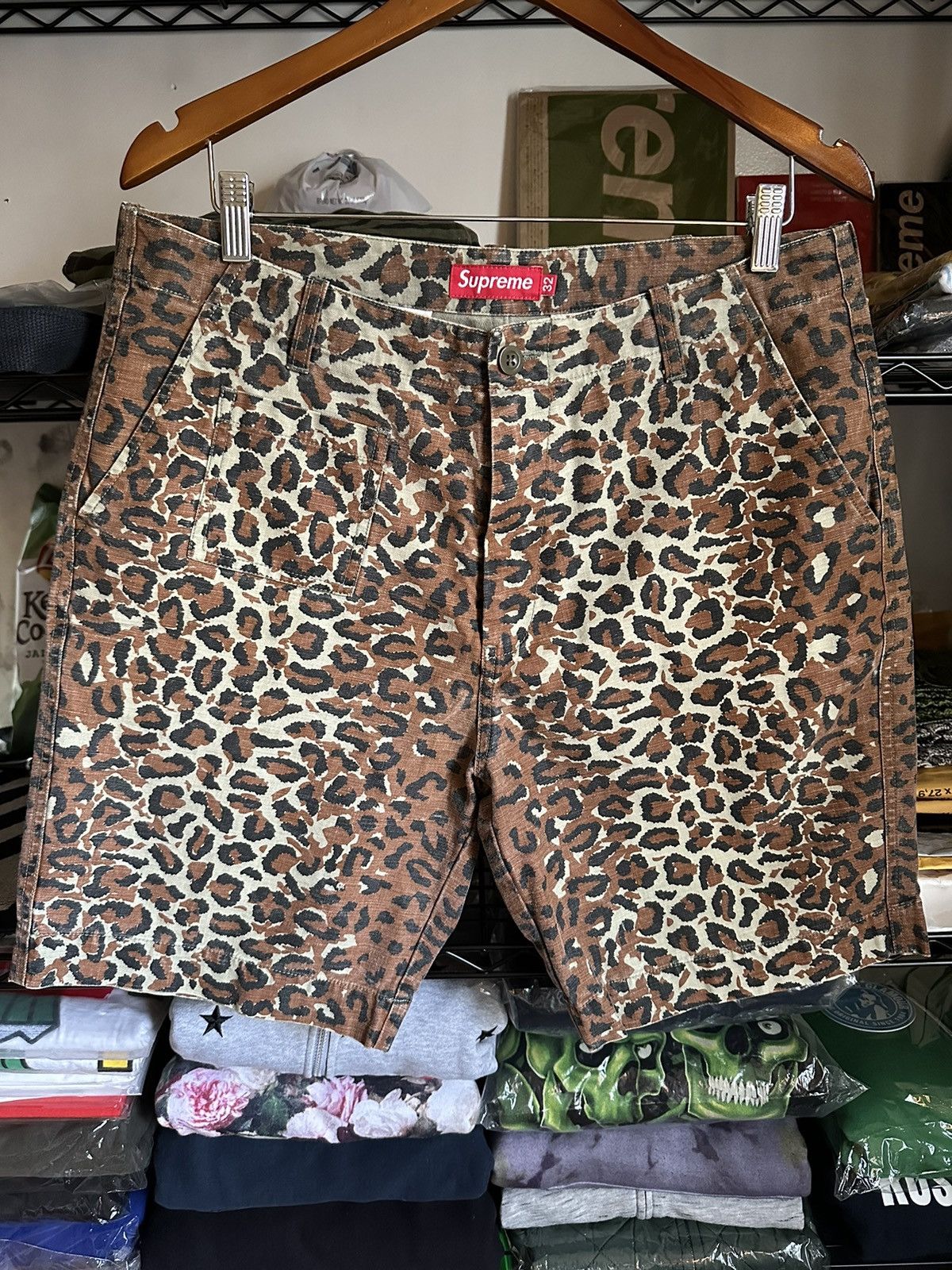 Supreme Leopard Shorts | Grailed