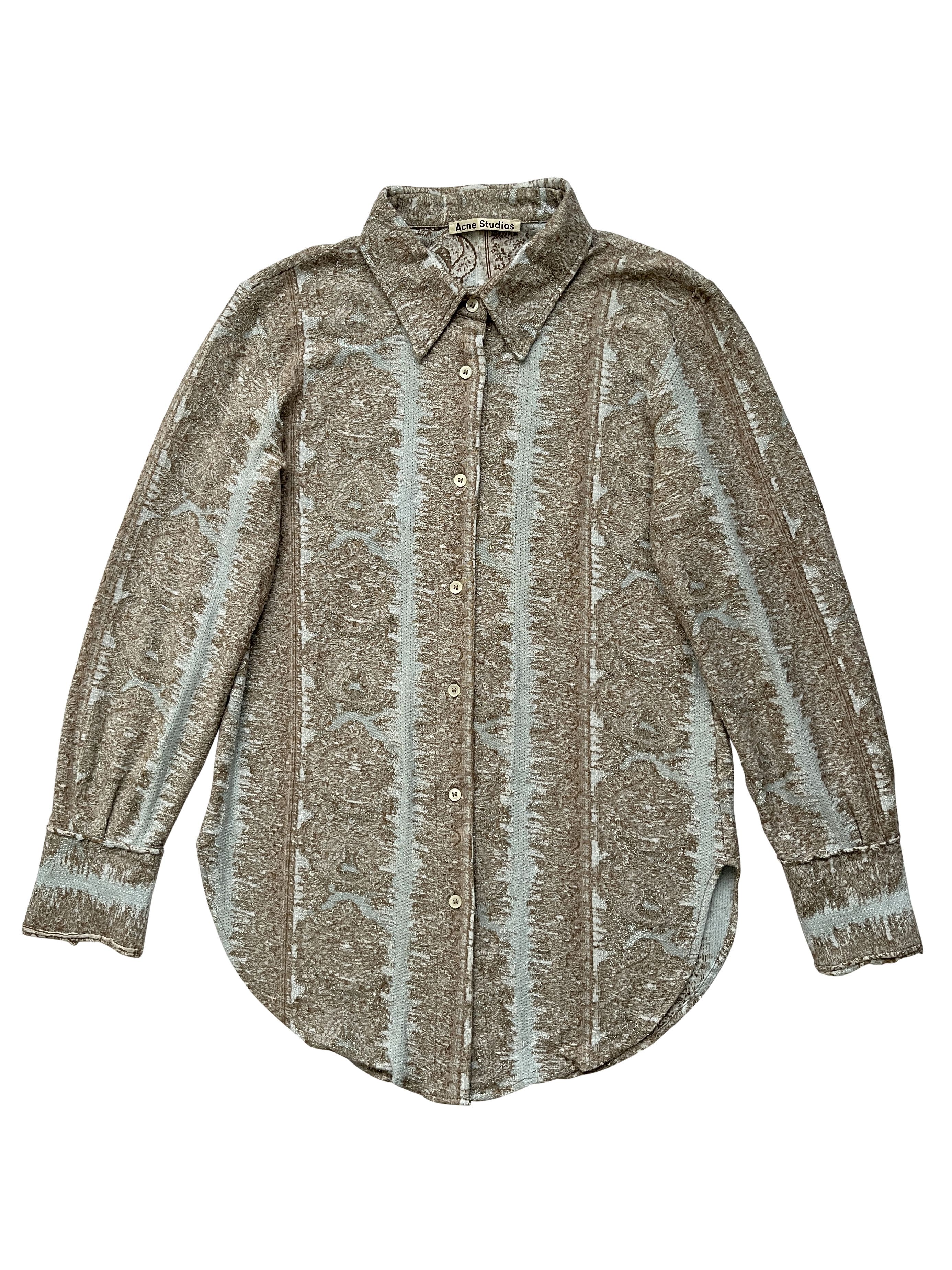 Acne Studios ⚡️QUICK SALE⚡️Acne Studios Patterned Sparkle Button up Shirt Size US XS / EU 42 / 0 - 1 Thumbnail