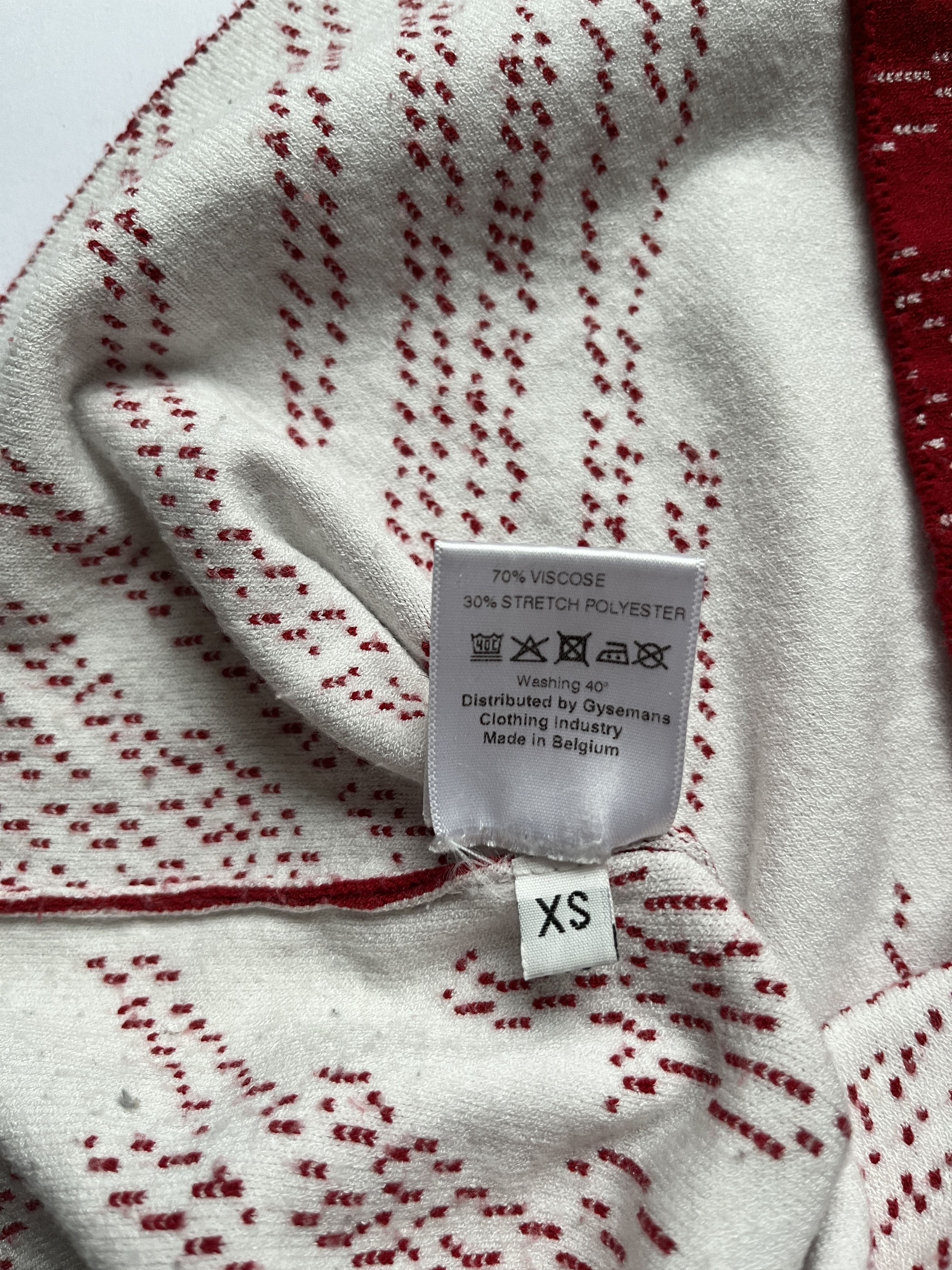 Namacheko ⚡️QUICK SALE⚡️2019 Namacheko Red & White High Neck Sweater Size US XS / EU 42 / 0 - 6 Thumbnail