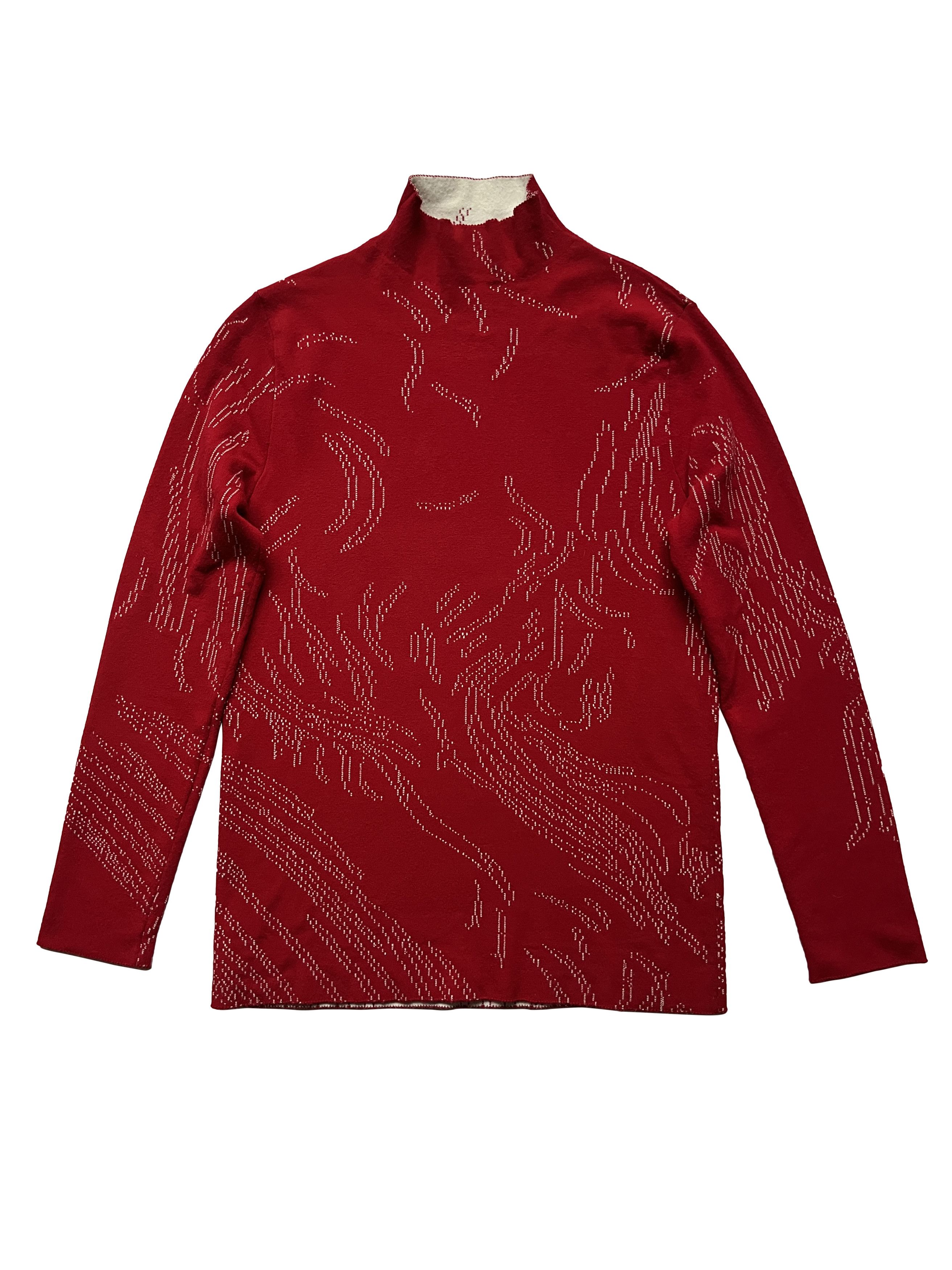 Namacheko ⚡️QUICK SALE⚡️2019 Namacheko Red & White High Neck Sweater Size US XS / EU 42 / 0 - 1 Thumbnail