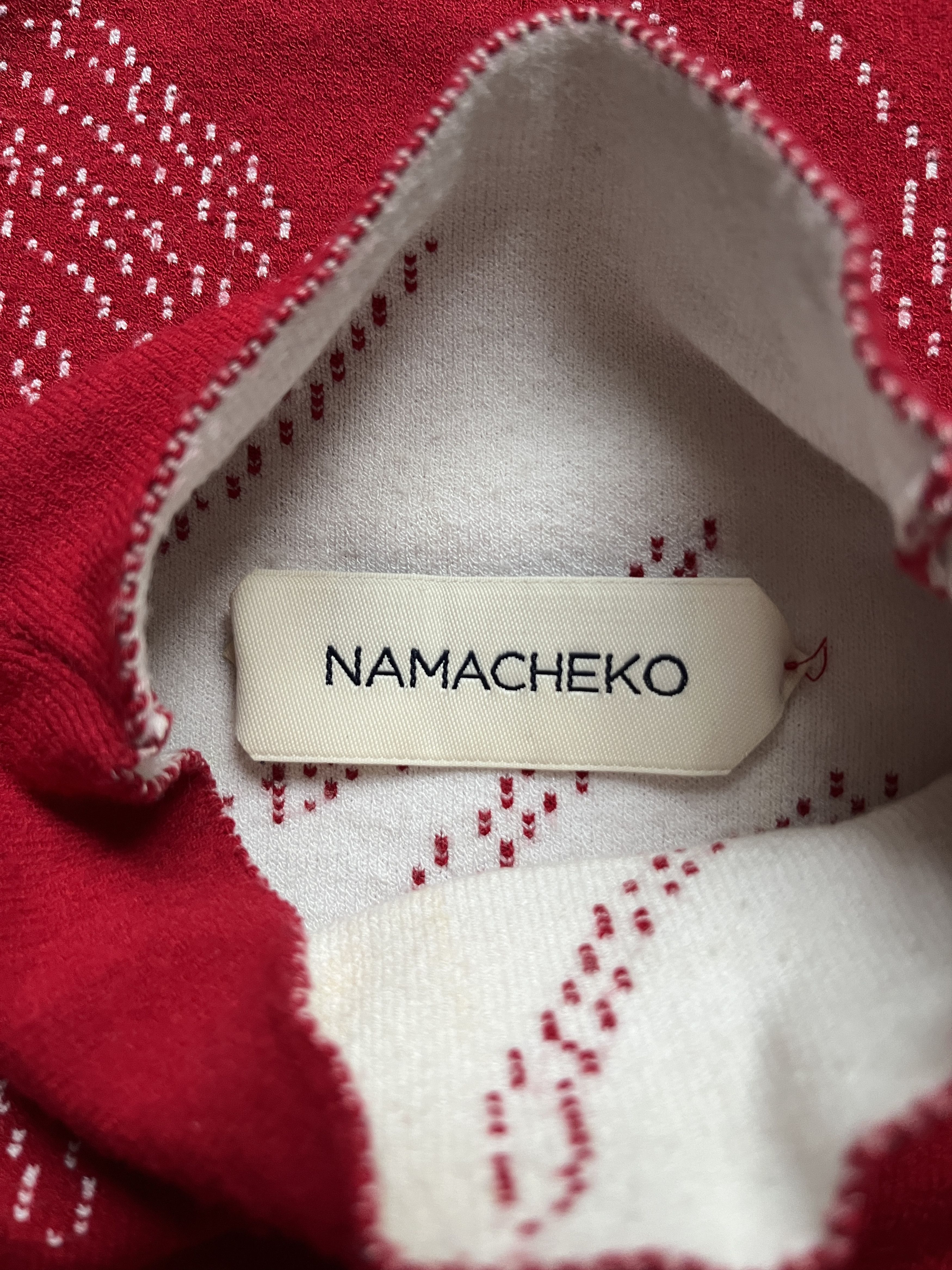 Namacheko ⚡️QUICK SALE⚡️2019 Namacheko Red & White High Neck Sweater Size US XS / EU 42 / 0 - 4 Thumbnail