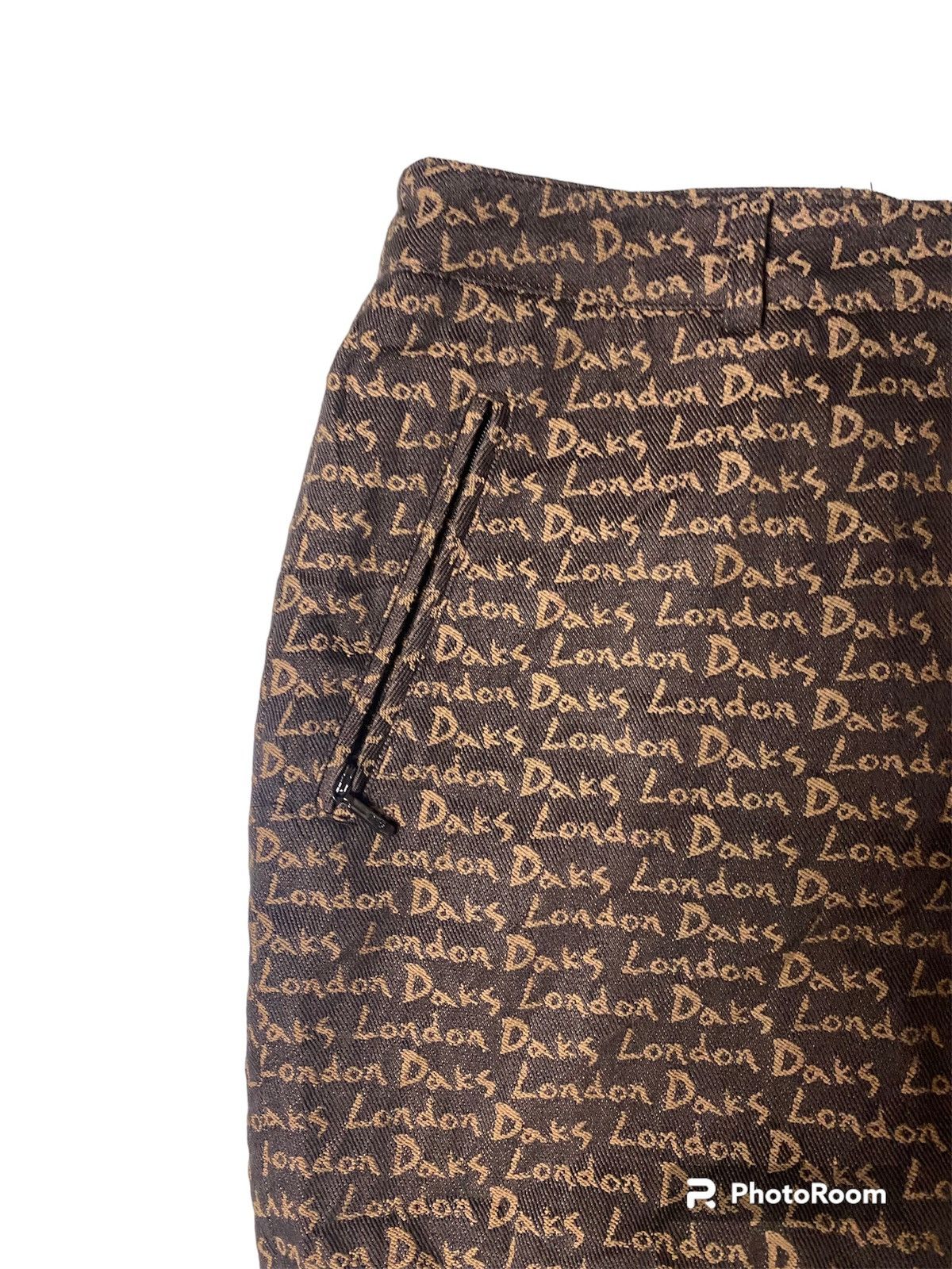 DAKS × Designer × Hysteric Glamour Daks London Full Spell Out Pants Size US 30 / EU 46 - 4 Thumbnail