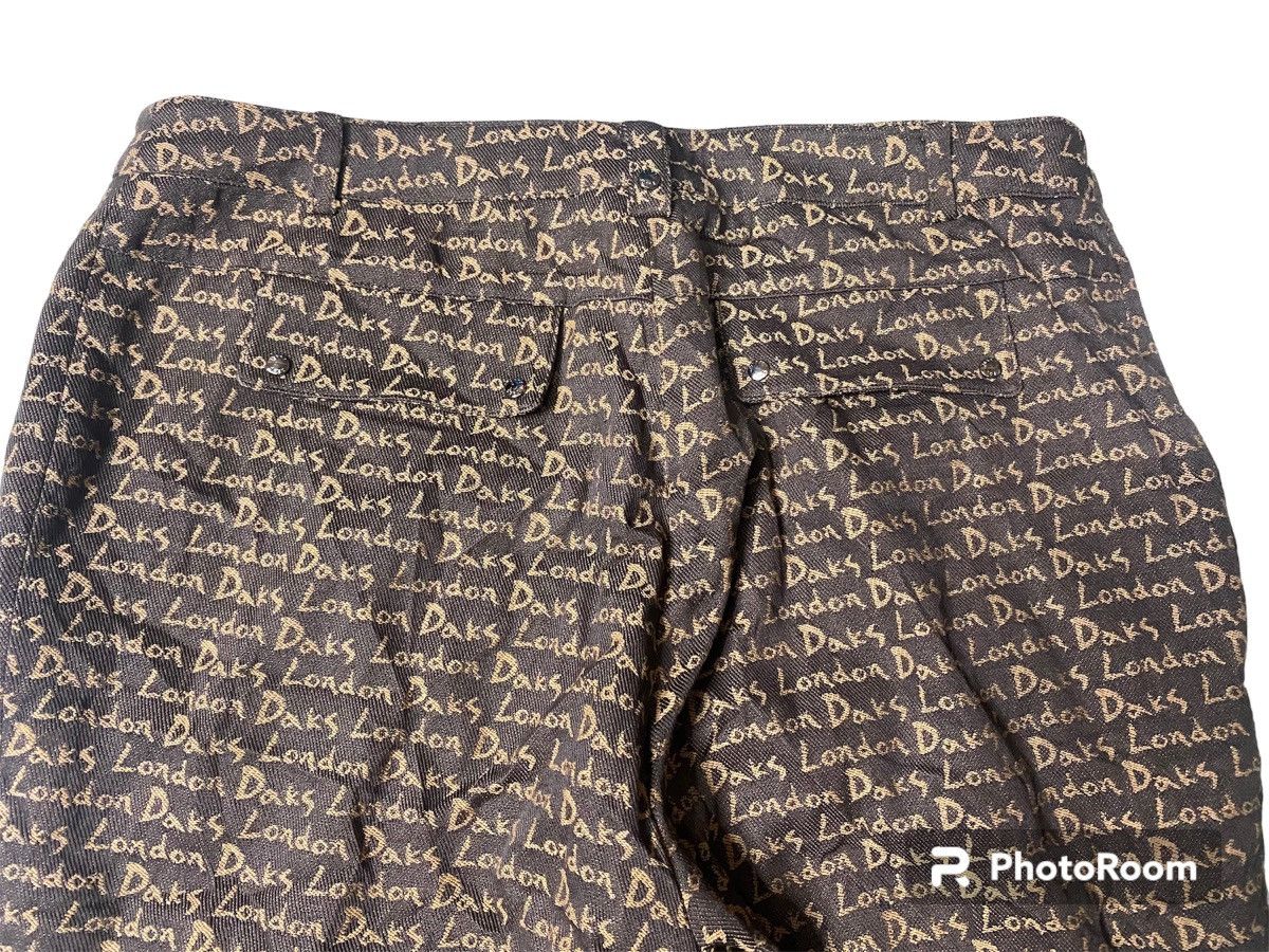 DAKS × Designer × Hysteric Glamour Daks London Full Spell Out Pants Size US 30 / EU 46 - 10 Thumbnail