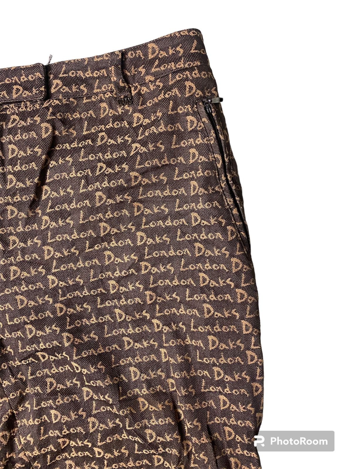 DAKS × Designer × Hysteric Glamour Daks London Full Spell Out Pants Size US 30 / EU 46 - 5 Thumbnail