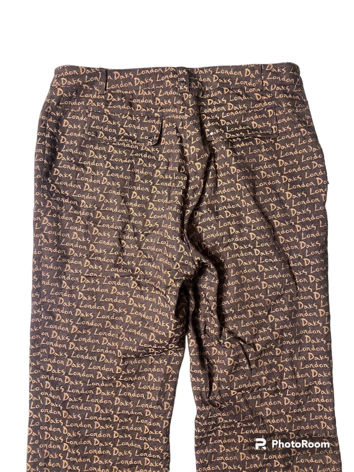 DAKS × Designer × Hysteric Glamour Daks London Full Spell Out Pants Size US 30 / EU 46 - 9 Thumbnail