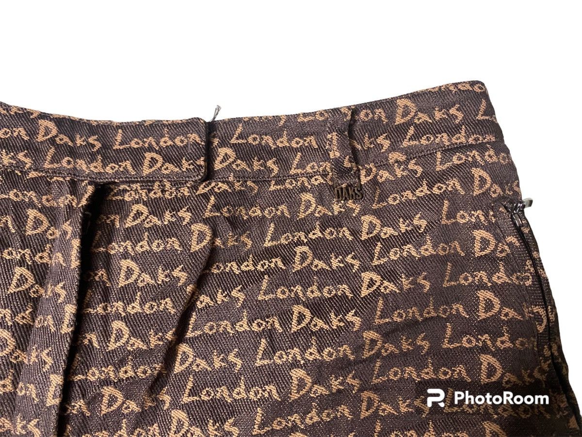 DAKS × Designer × Hysteric Glamour Daks London Full Spell Out Pants Size US 30 / EU 46 - 6 Thumbnail