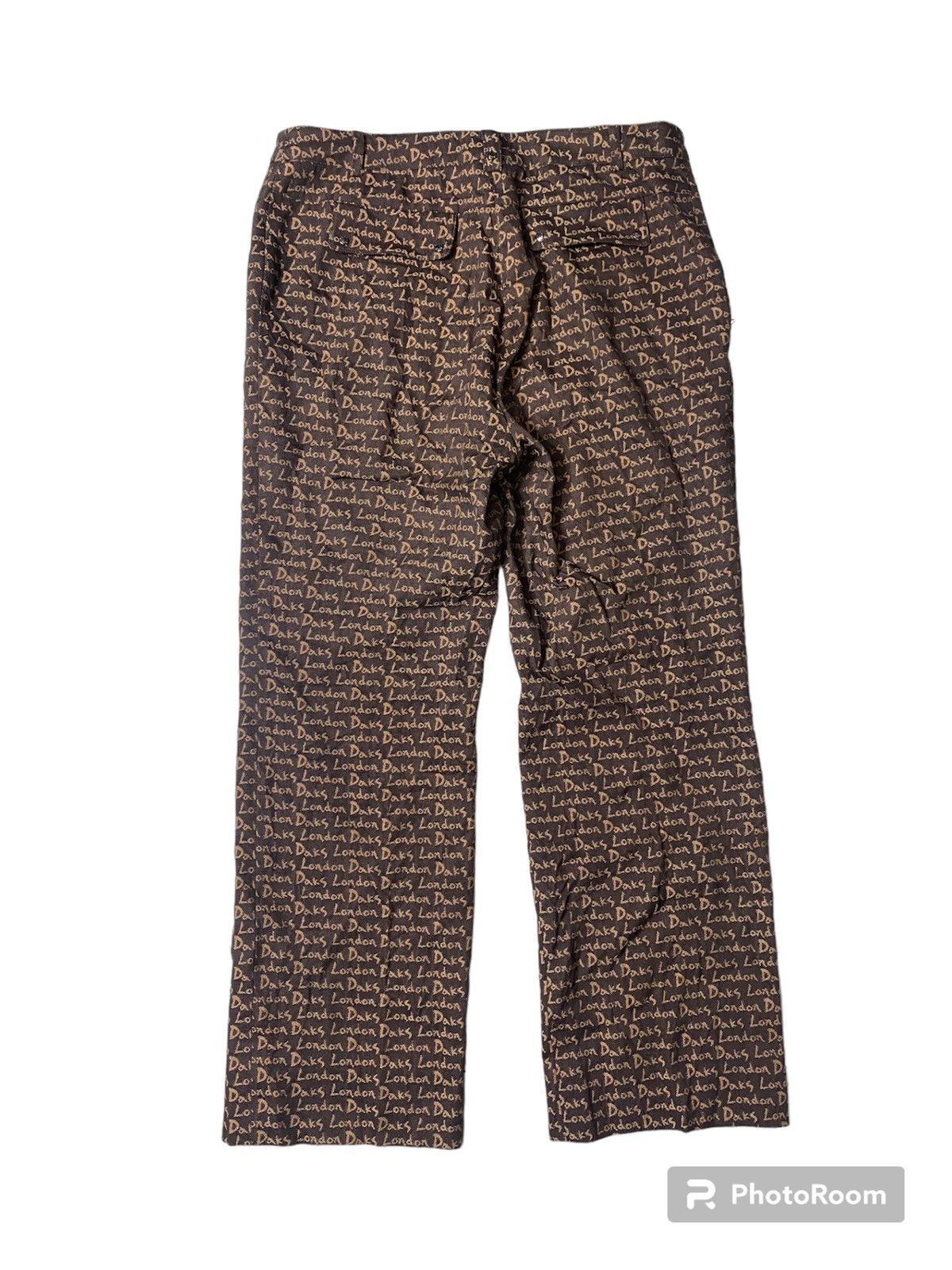 DAKS × Designer × Hysteric Glamour Daks London Full Spell Out Pants Size US 30 / EU 46 - 2 Thumbnail