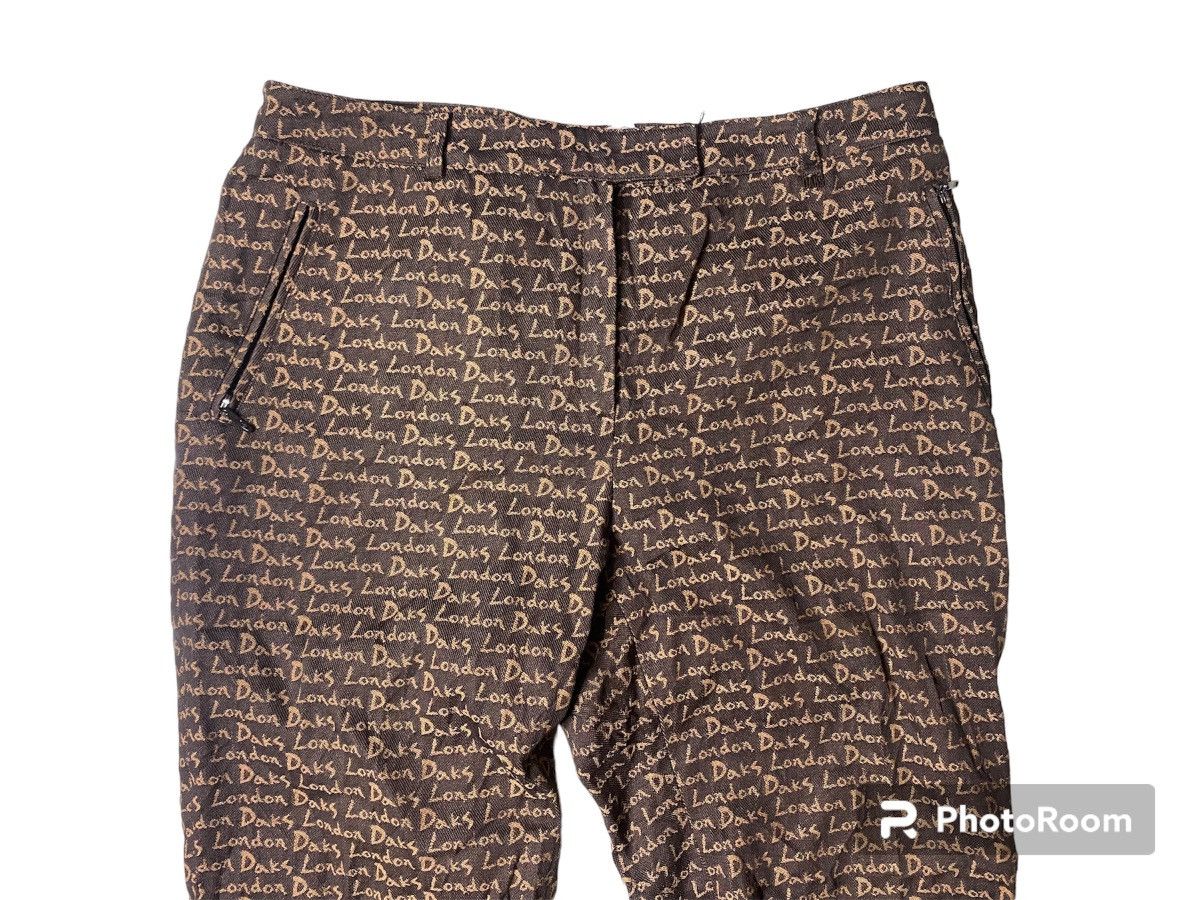 DAKS × Designer × Hysteric Glamour Daks London Full Spell Out Pants Size US 30 / EU 46 - 3 Thumbnail