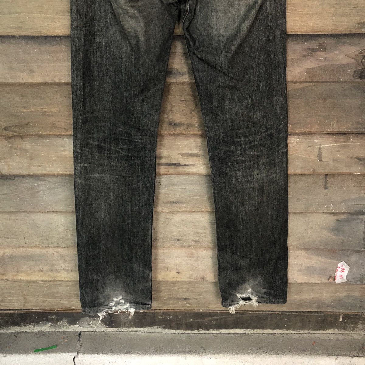 Vintage 505 Levis vintage Black Distressed Denim Pants #5122 Size US 31 - 13 Thumbnail