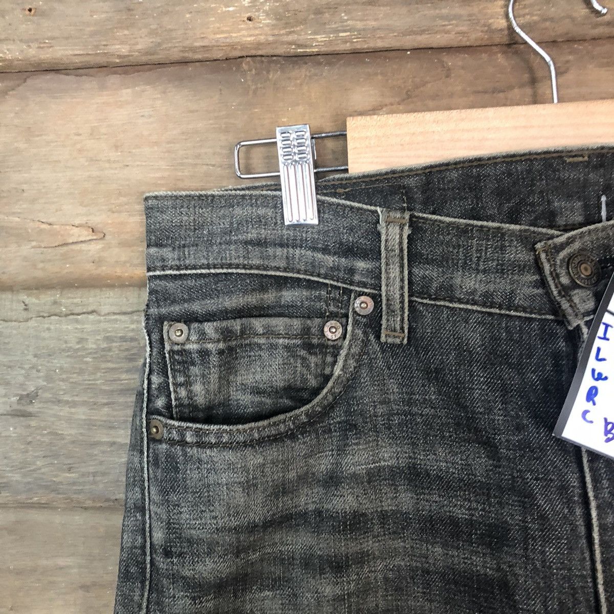 Vintage 505 Levis vintage Black Distressed Denim Pants #5122 Size US 31 - 4 Thumbnail