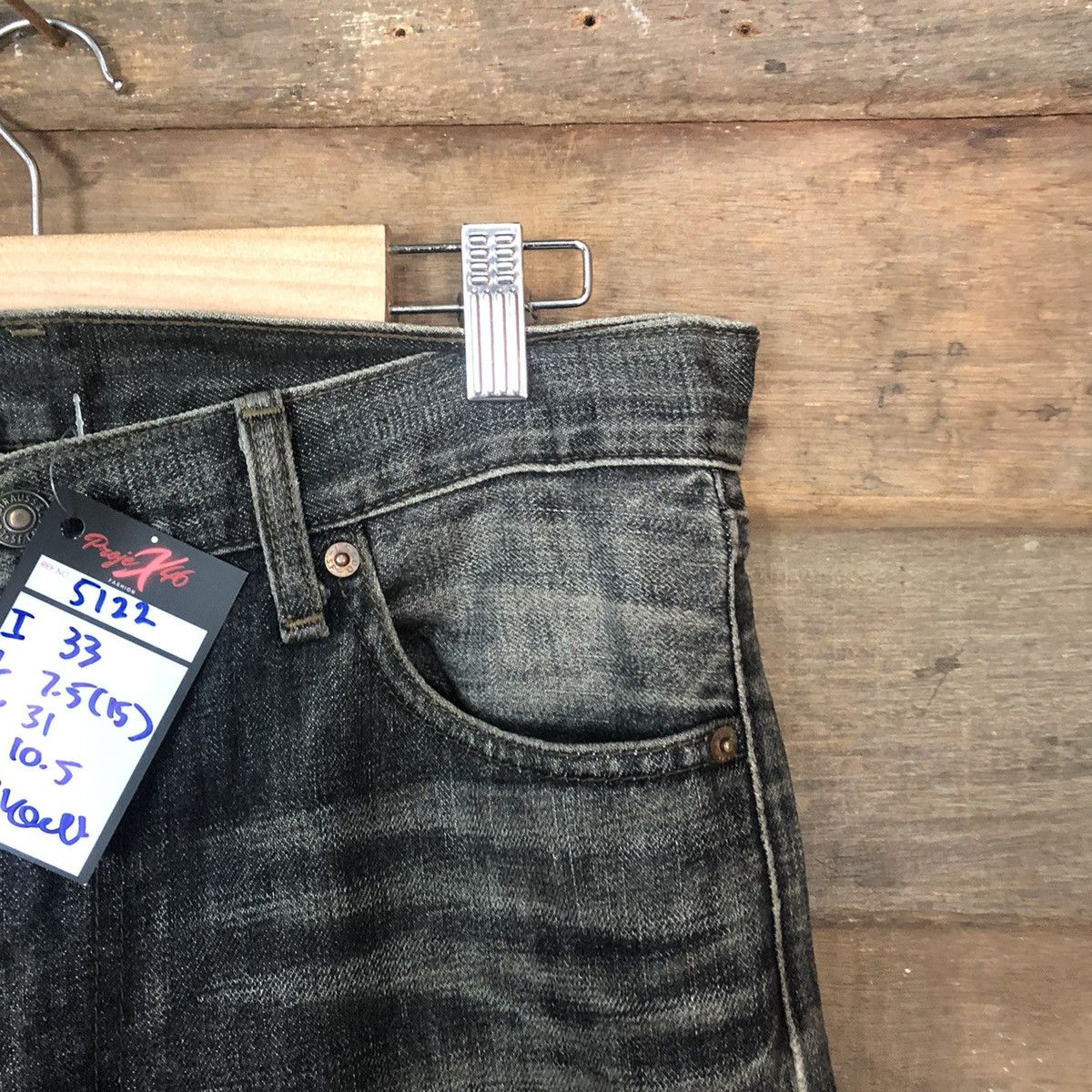 Vintage 505 Levis vintage Black Distressed Denim Pants #5122 Size US 31 - 5 Thumbnail