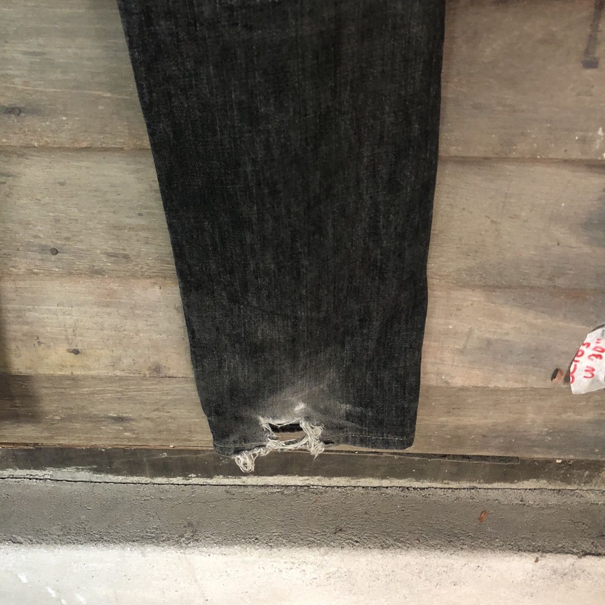 Vintage 505 Levis vintage Black Distressed Denim Pants #5122 Size US 31 - 17 Thumbnail