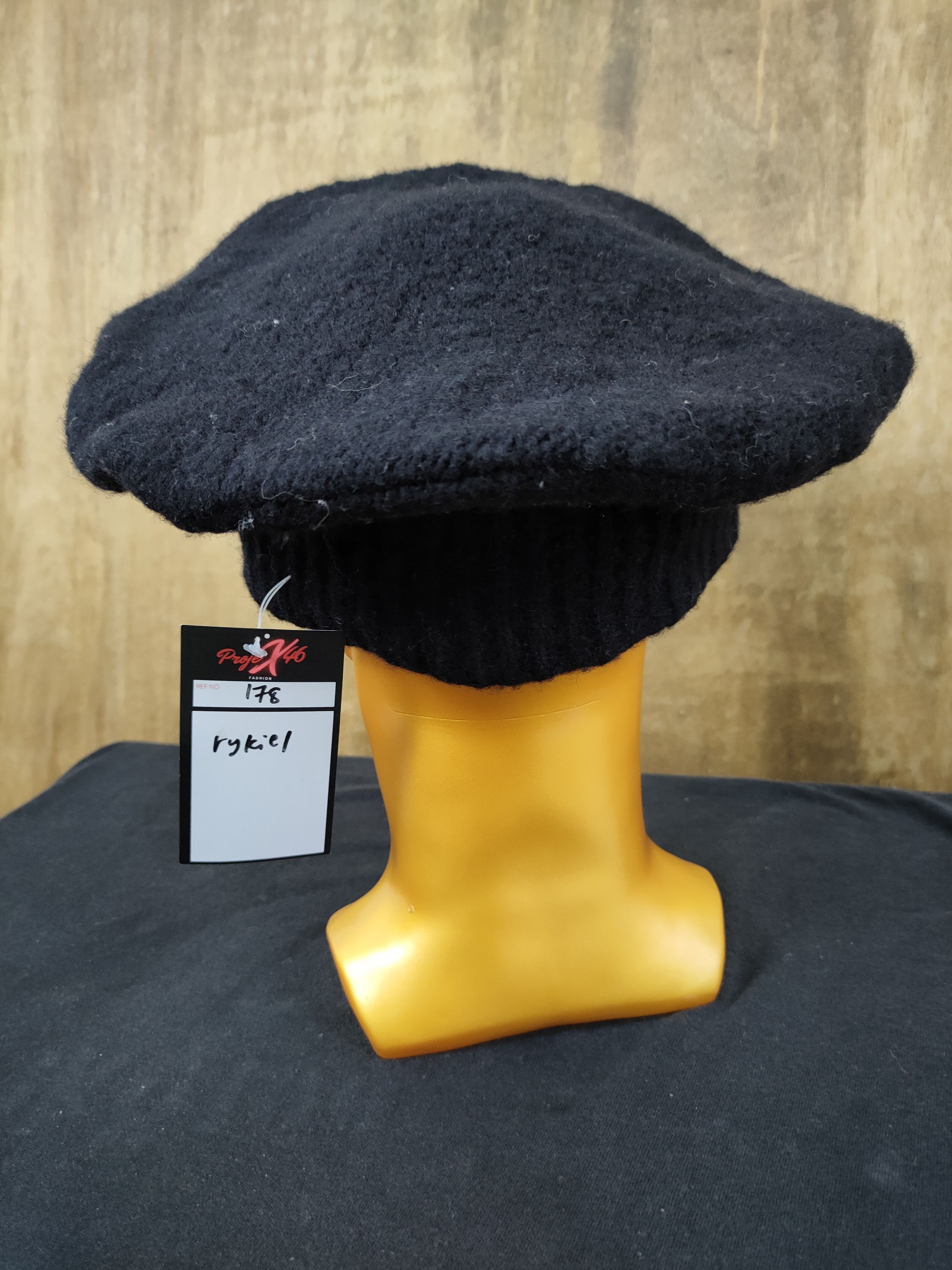 Sonia Rykiel Rykiel Inscription hat italian designer made in italy #178 Size ONE SIZE - 3 Thumbnail