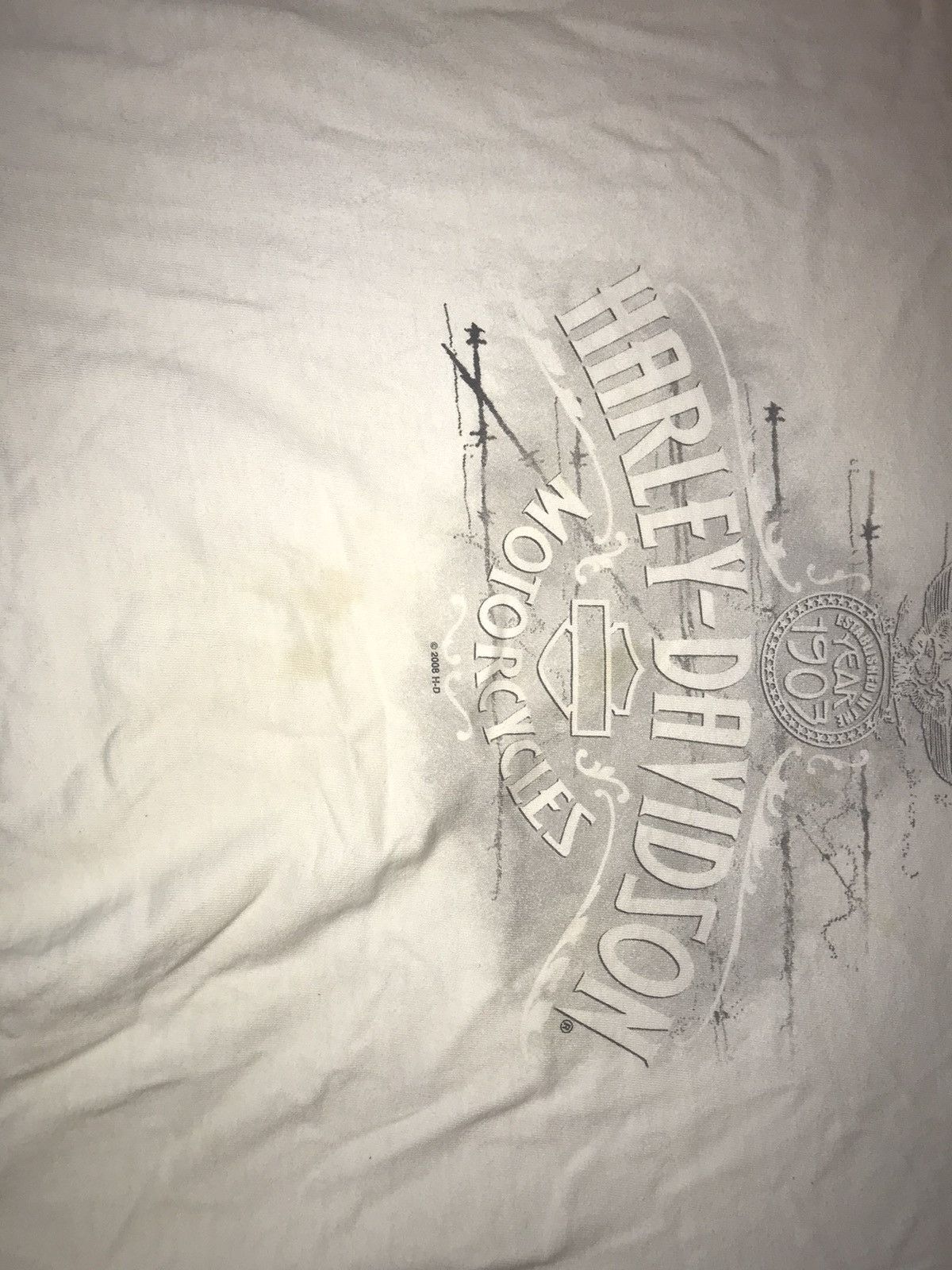 Hanes Harley Davidson 2008 Crete, IL Tee Size US XXL / EU 58 / 5 - 5 Thumbnail