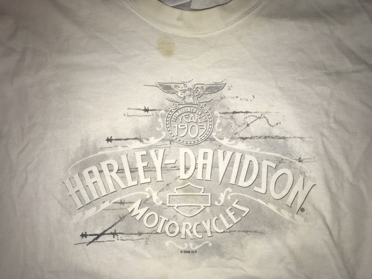 Hanes Harley Davidson 2008 Crete, IL Tee Size US XXL / EU 58 / 5 - 4 Thumbnail