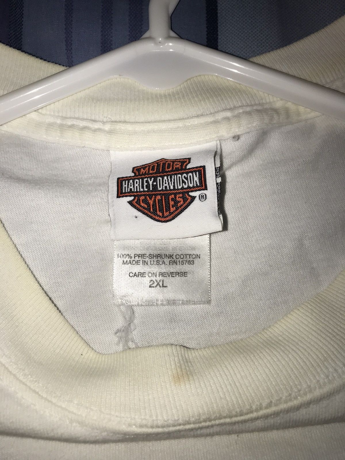 Hanes Harley Davidson 2008 Crete, IL Tee Size US XXL / EU 58 / 5 - 6 Thumbnail