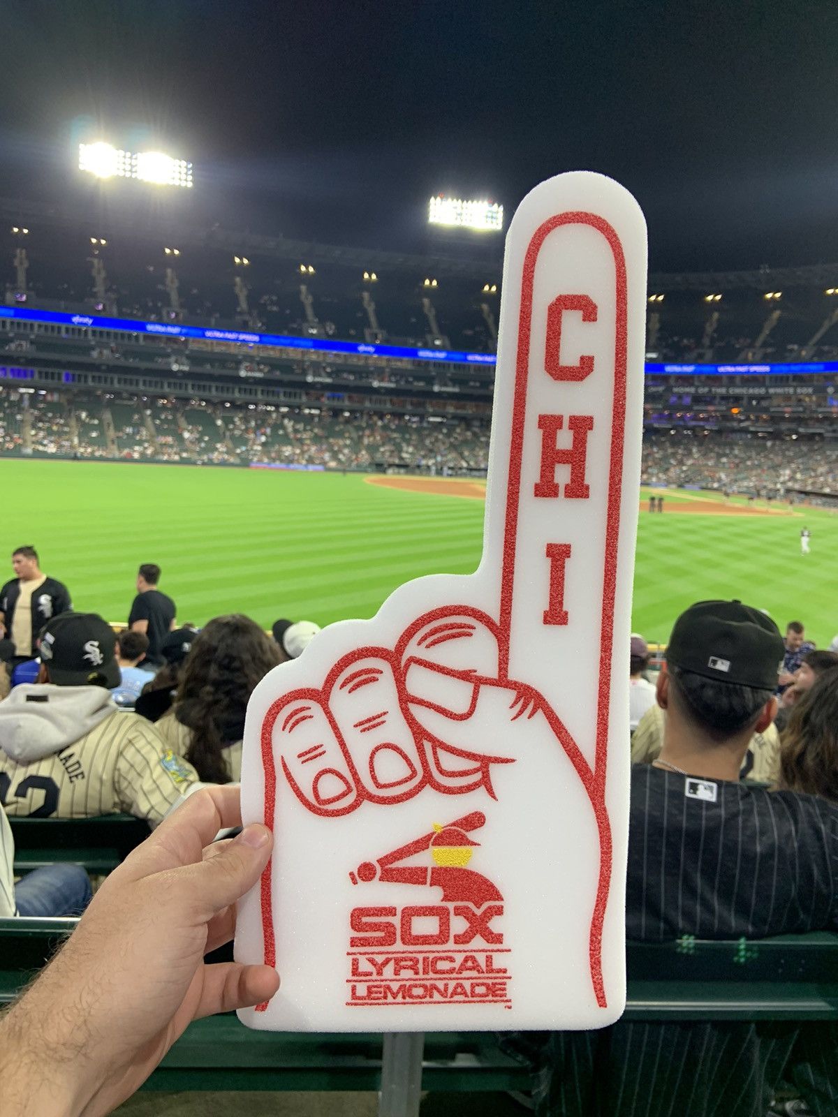 Lyrical Lemonade Lyrical Lemonade x Chicago White Sox Foam Finger Size ONE SIZE - 1 Thumbnail