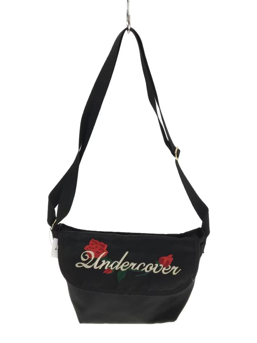 image of Undercover Flower Shoulder Bag in Black, Men's