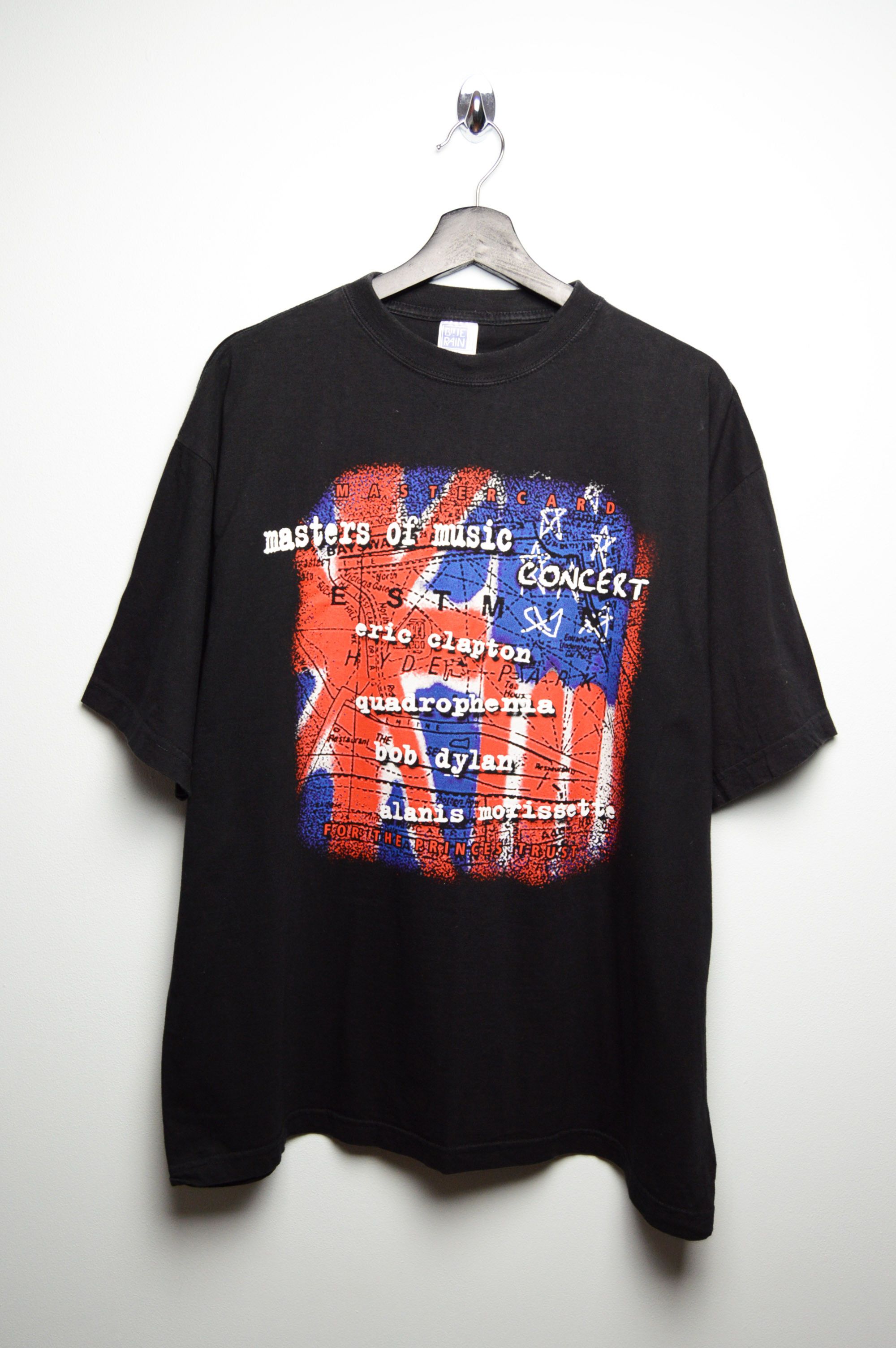 Band Tees bob dylan 1996 eric clapton t-shirt Size US XL / EU 56 / 4 - 1 Thumbnail
