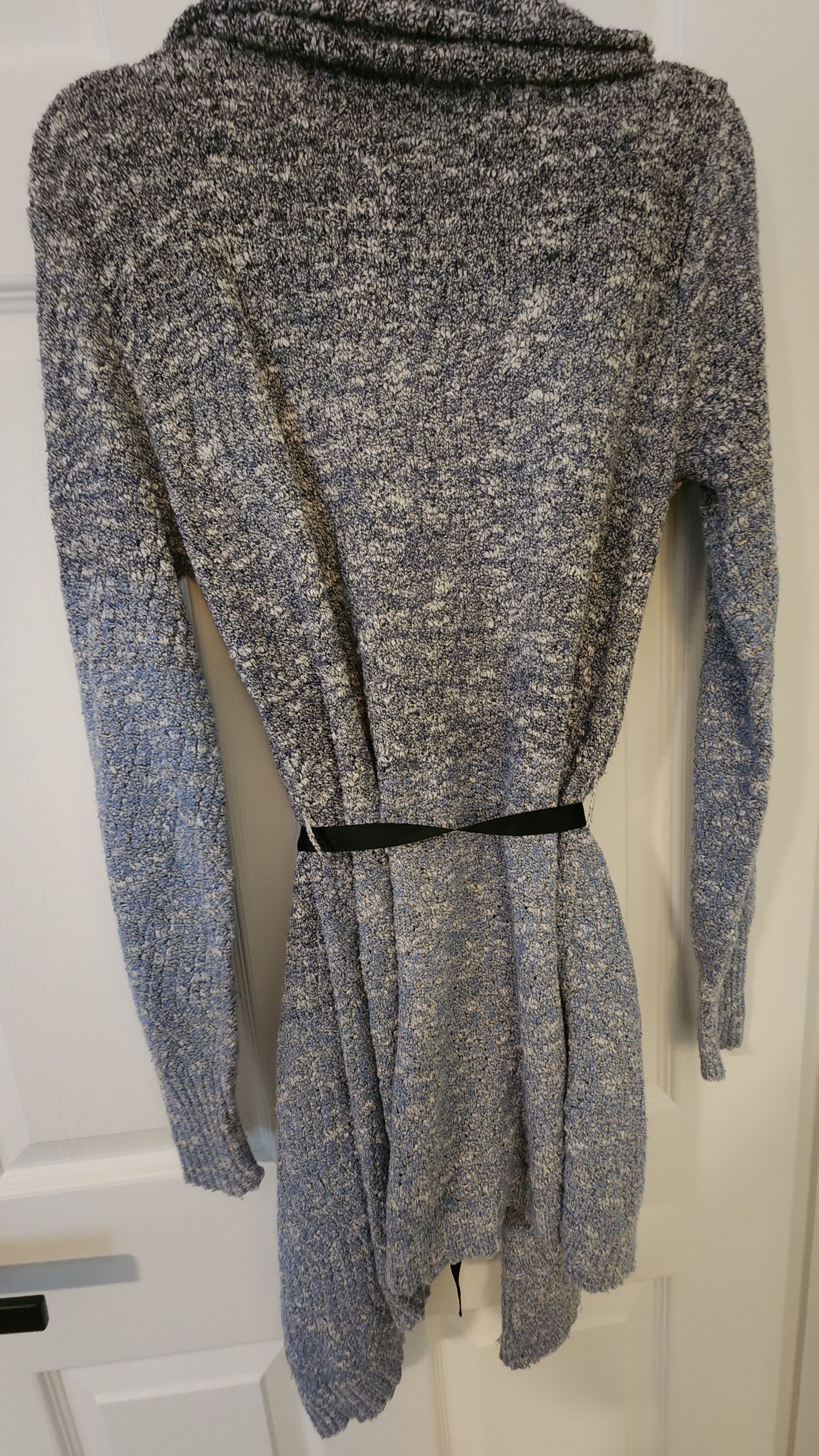 Vera Wang Simply Vera Vera Wang LS Purple Ombre Boucle Cardigan S Size XS / US 0-2 / IT 36-38 - 2 Thumbnail