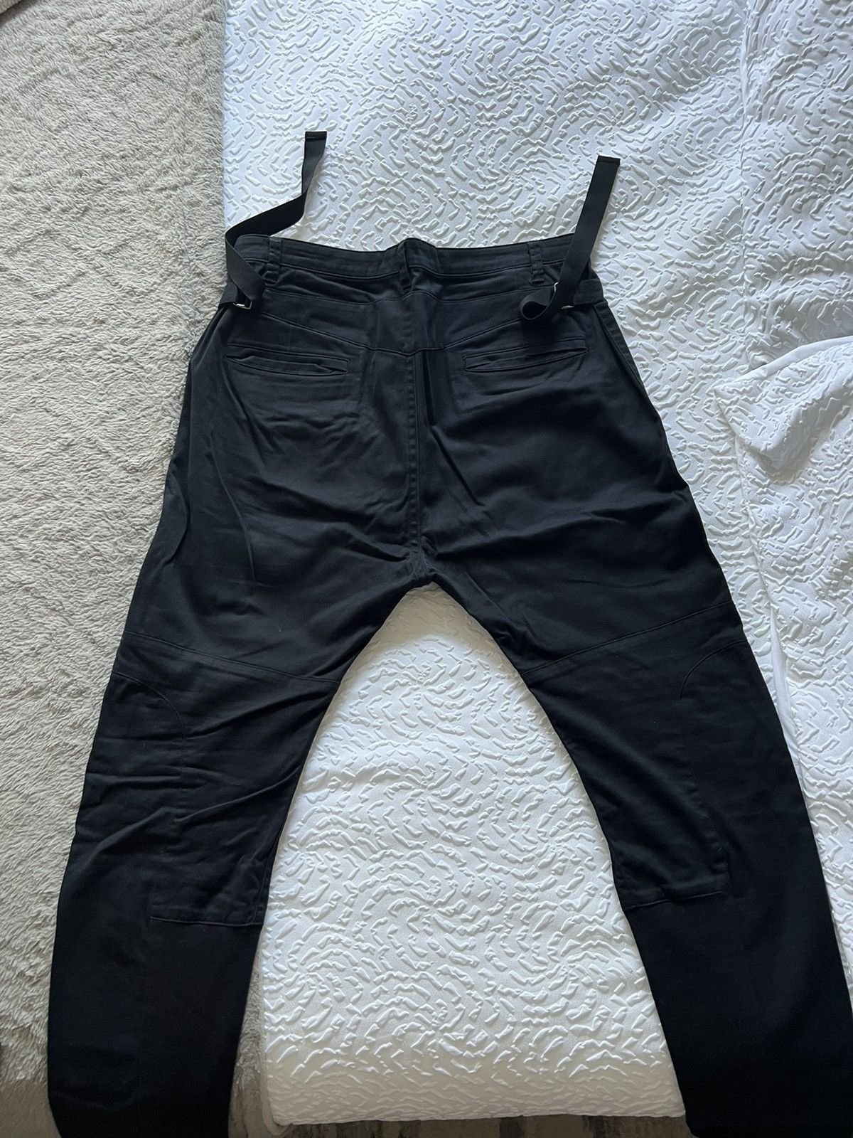 Helmut Lang Buckled Slim Straight Pant Size US 31 - 1 Thumbnail