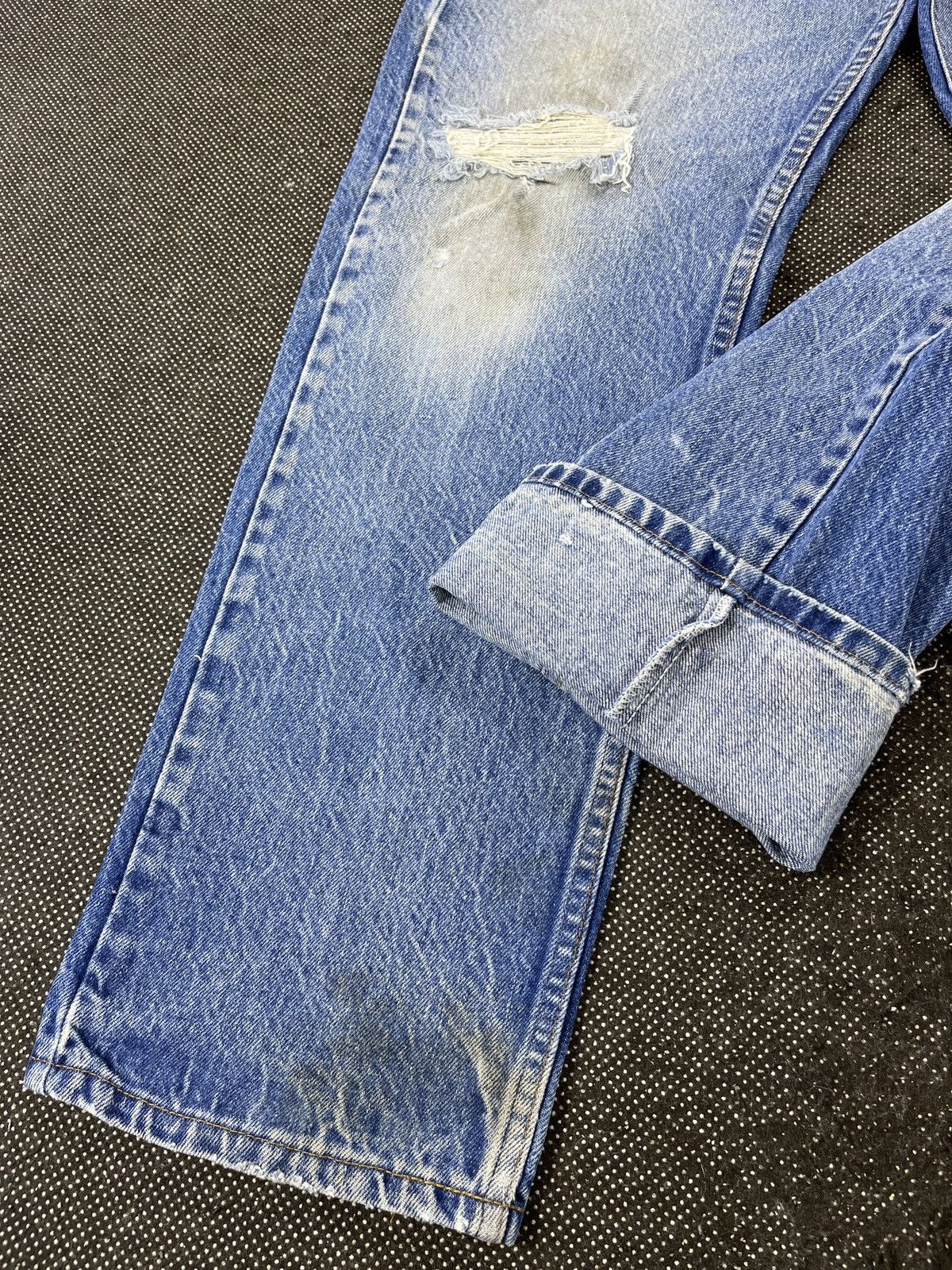 Levi's 80s Vintage Levis 505 Stone Wash Jeans - J601 Size US 38 / EU 54 - 5 Thumbnail