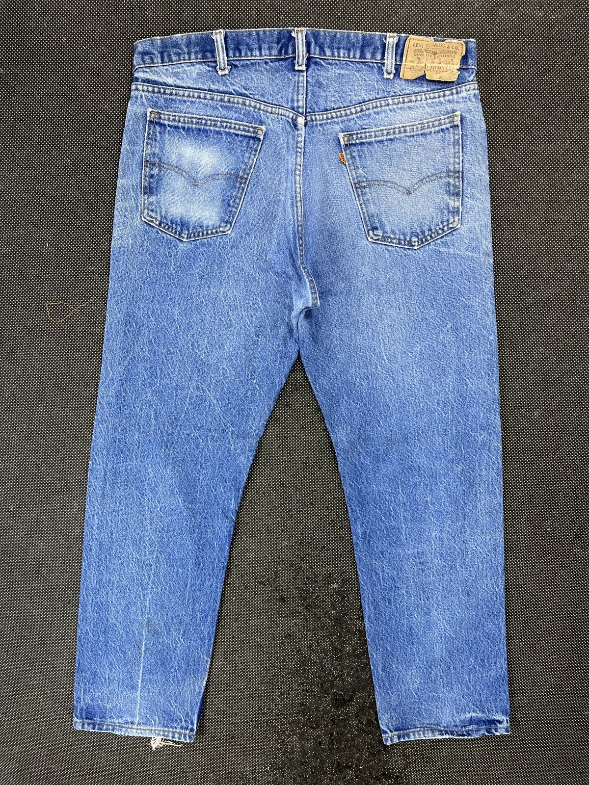 Levi's 80s Vintage Levis 505 Stone Wash Jeans - J601 Size US 38 / EU 54 - 2 Thumbnail