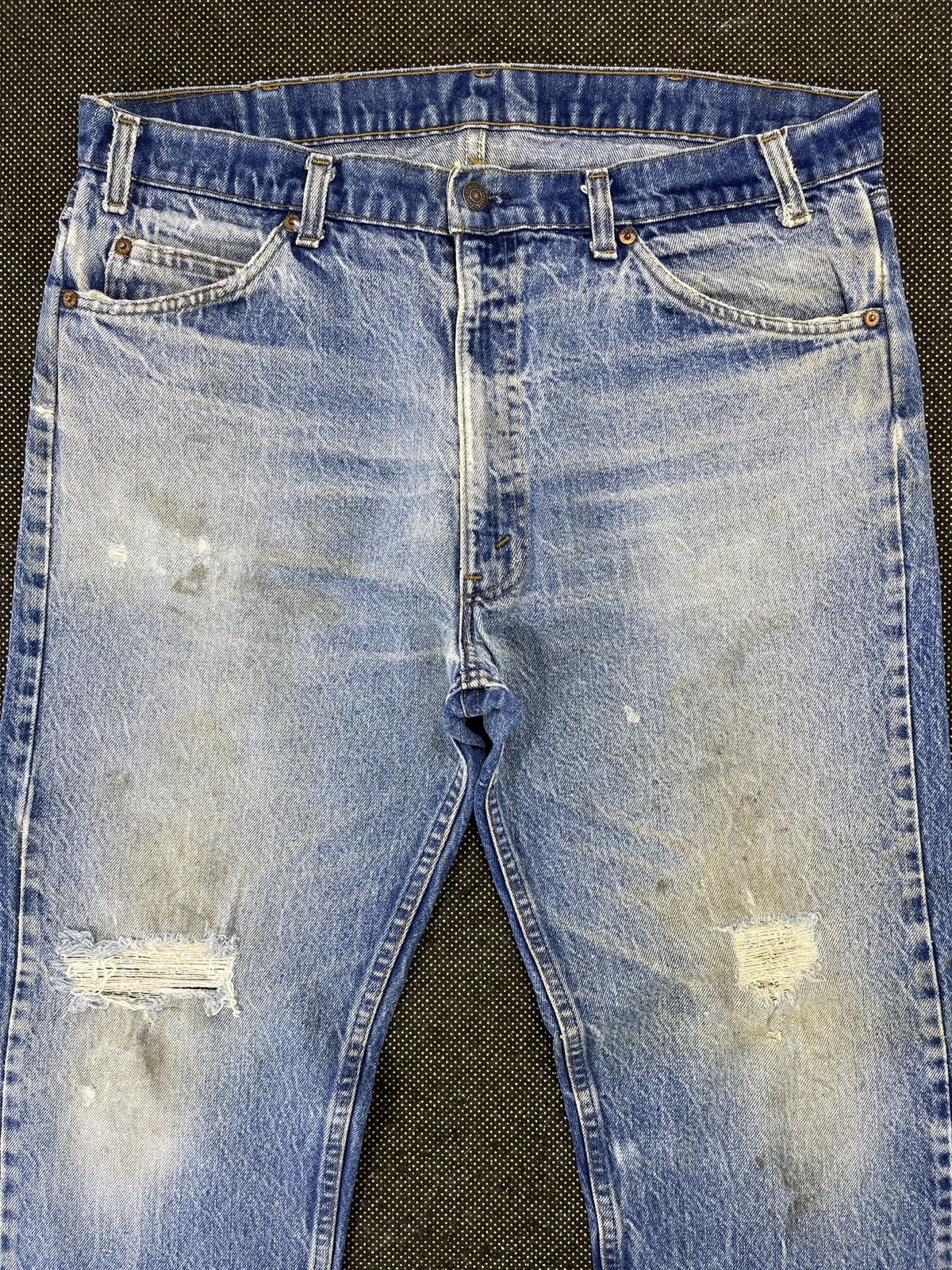 Levi's 80s Vintage Levis 505 Stone Wash Jeans - J601 Size US 38 / EU 54 - 3 Thumbnail