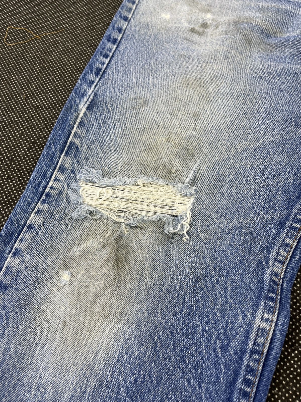 Levi's 80s Vintage Levis 505 Stone Wash Jeans - J601 Size US 38 / EU 54 - 7 Thumbnail